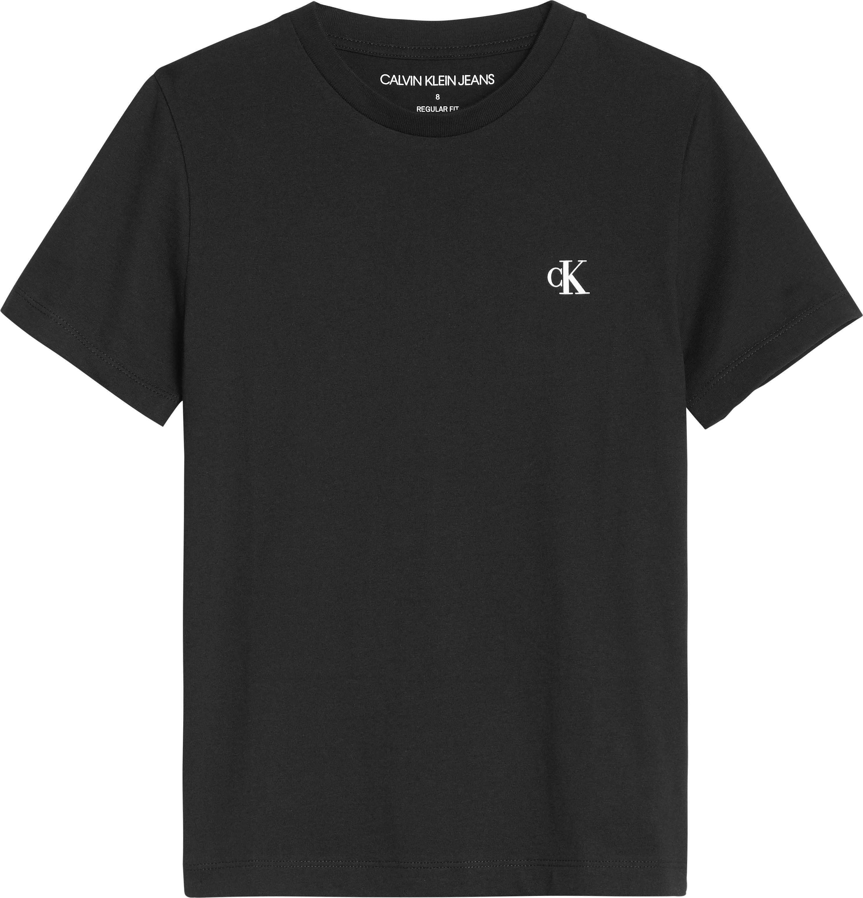 Calvin Klein T-shirt 2-PACK MONOGRAM TOP voor kinderen tot 16 jaar met logo-opdruk (2-delig)