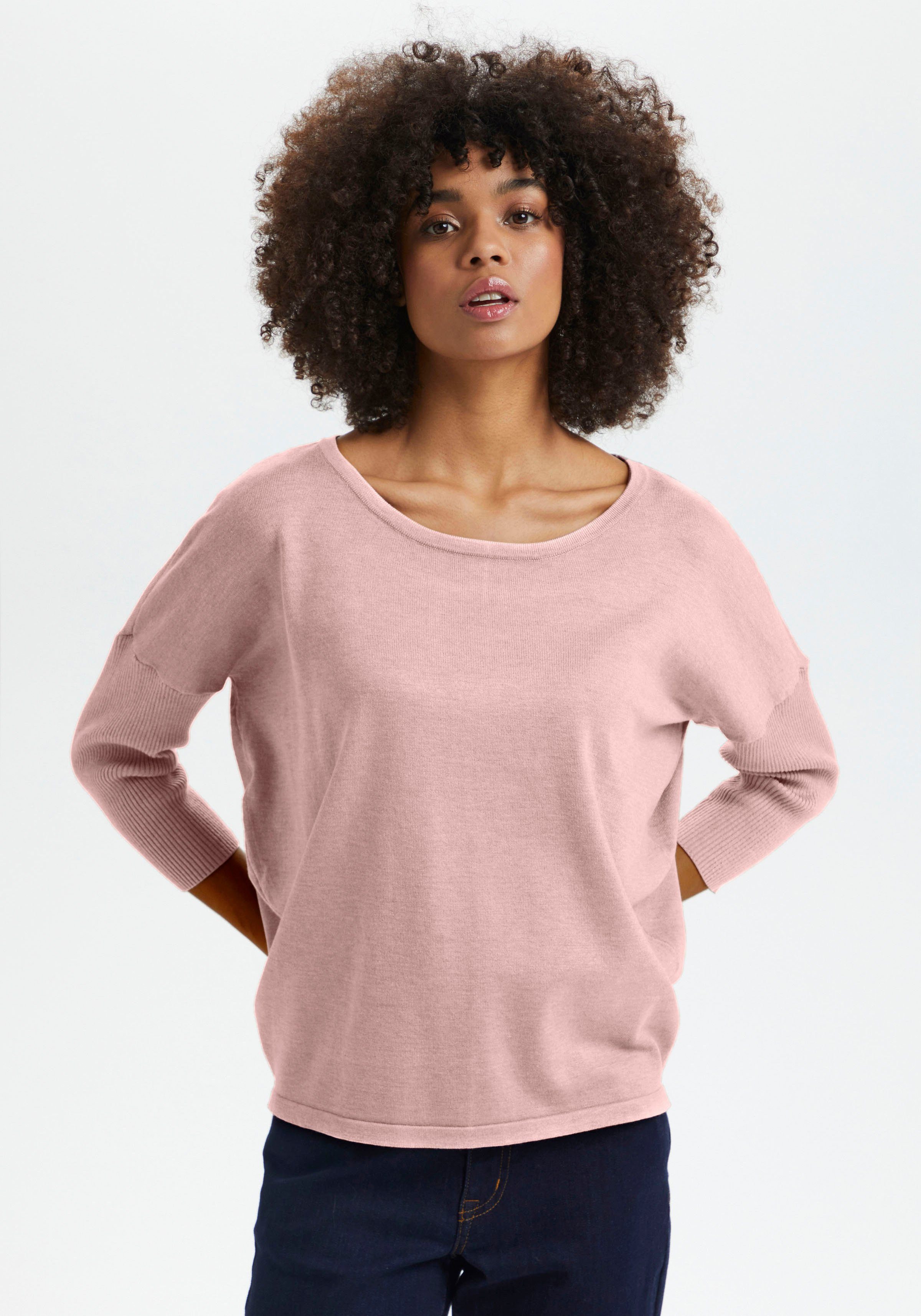 Saint Tropez Trui met ronde hals A2561, MilaSZ R-Neck Pullover