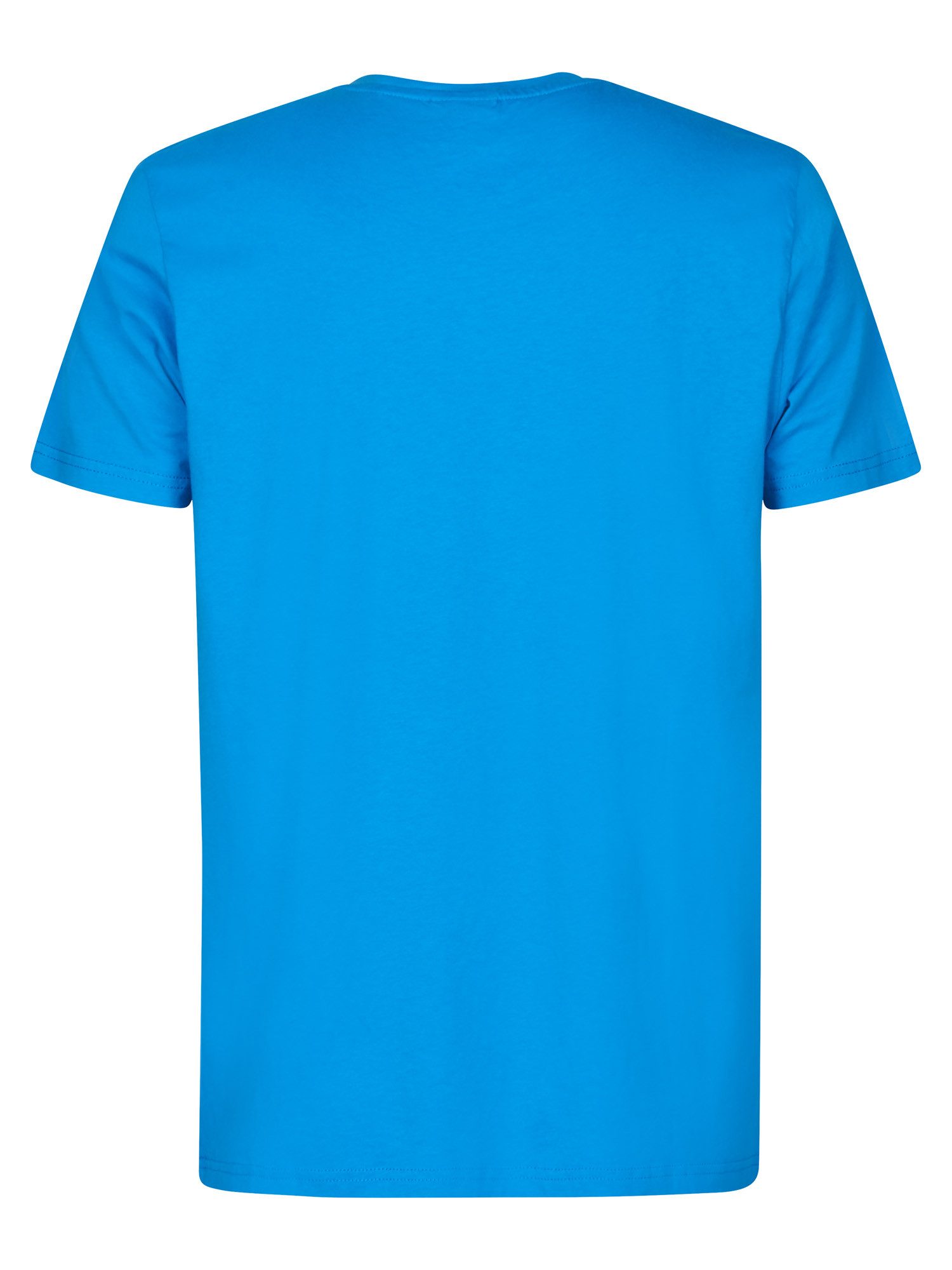 Petrol Industries Shirt met ronde hals met geborduurd logo