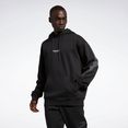 reebok classic sweatshirt basketball back vector fleece hoodie zwart
