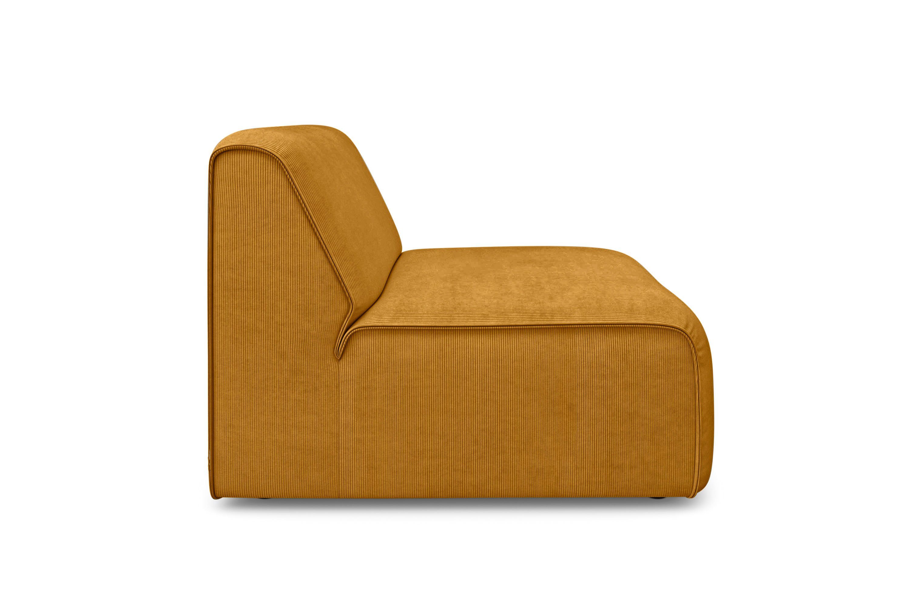 RAUM.ID Fauteuil Merid sofa-middenelement, afmetingen B/D/H: 84/97/46 cm als module of apart te gebruiken, voor individuele samenstelling