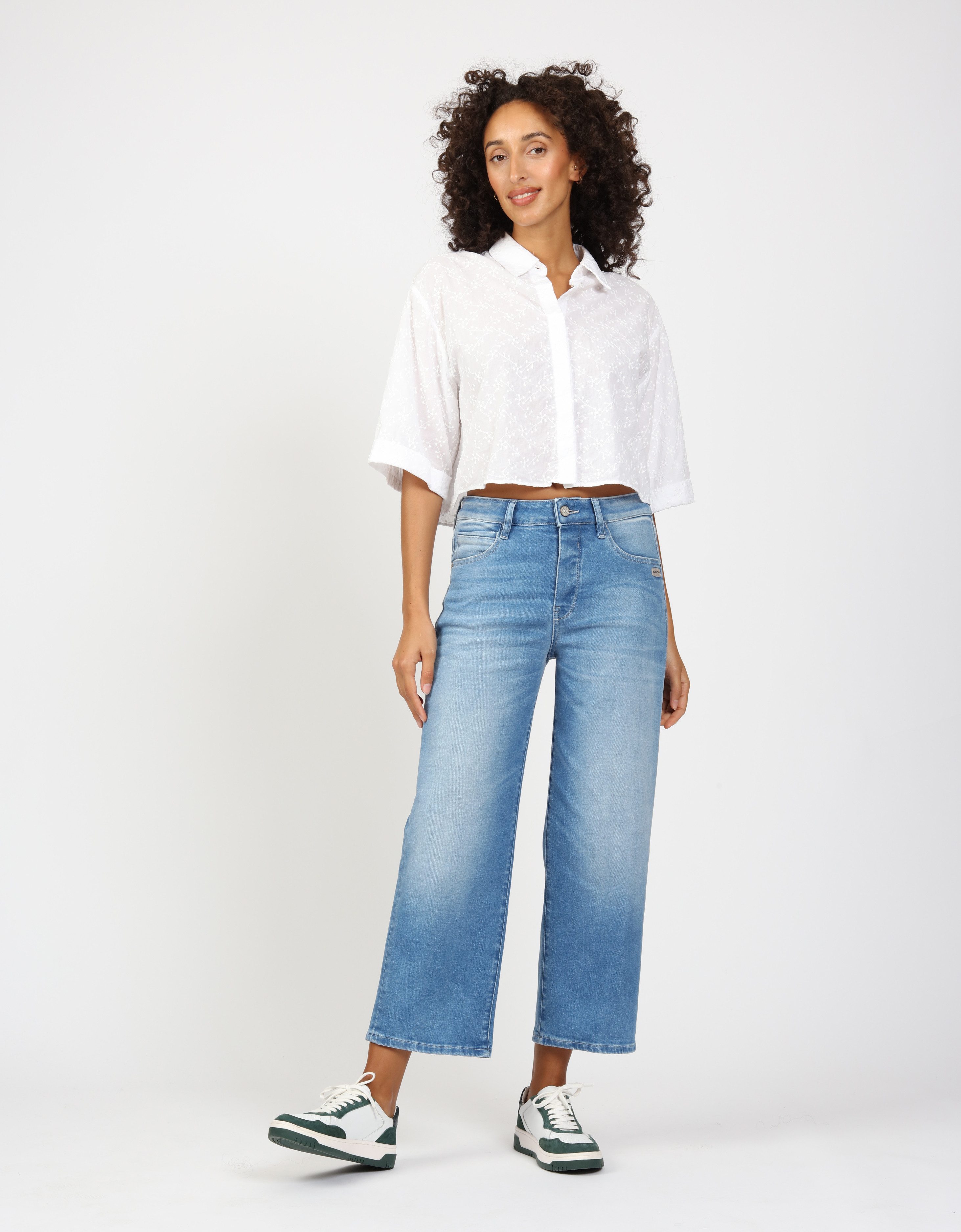 GANG 5-pocket jeans 94JUL CROPPED met verkorte pijplengte
