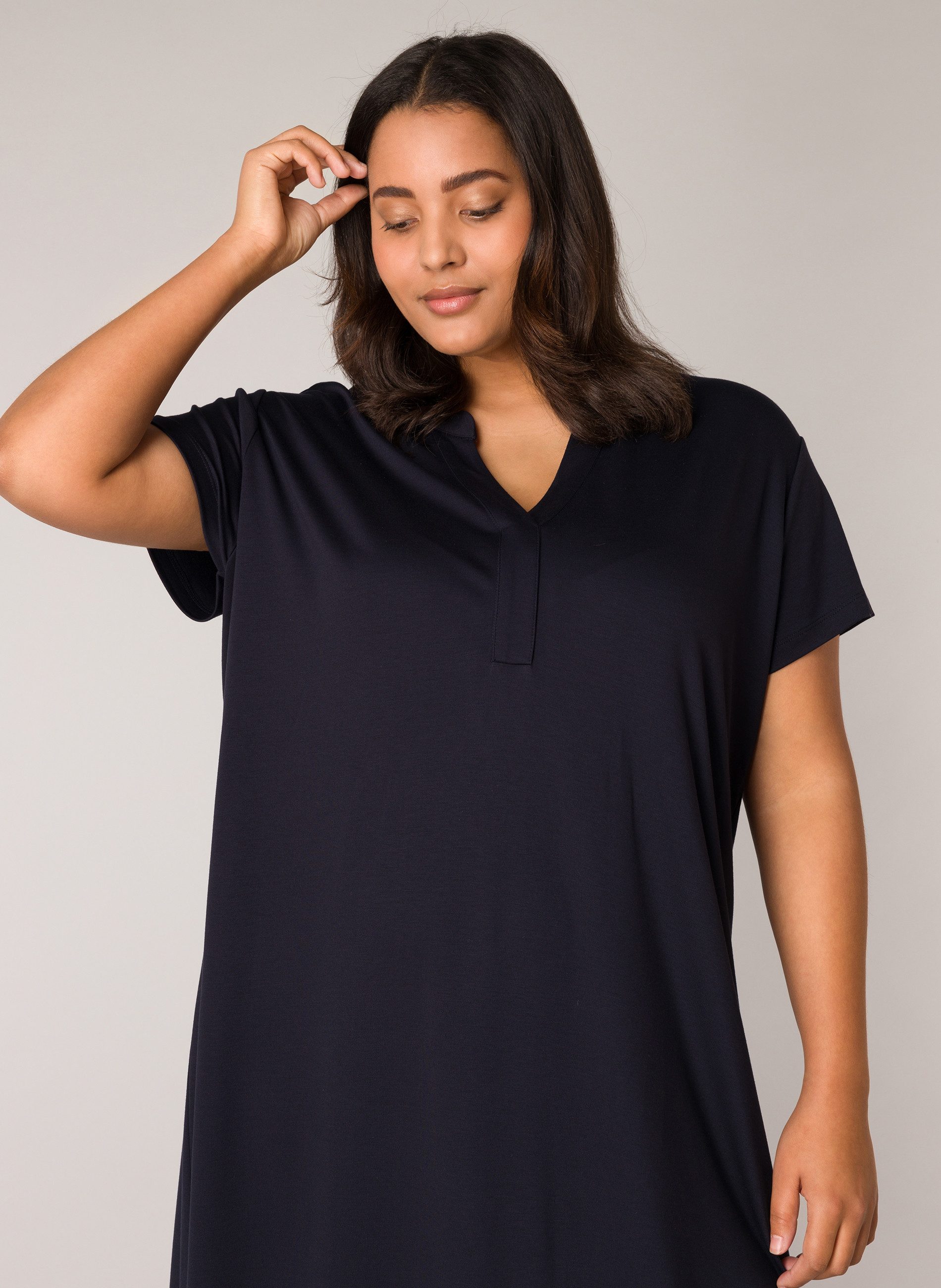 Base Level Curvy Zomerjurk met een bindceintuur