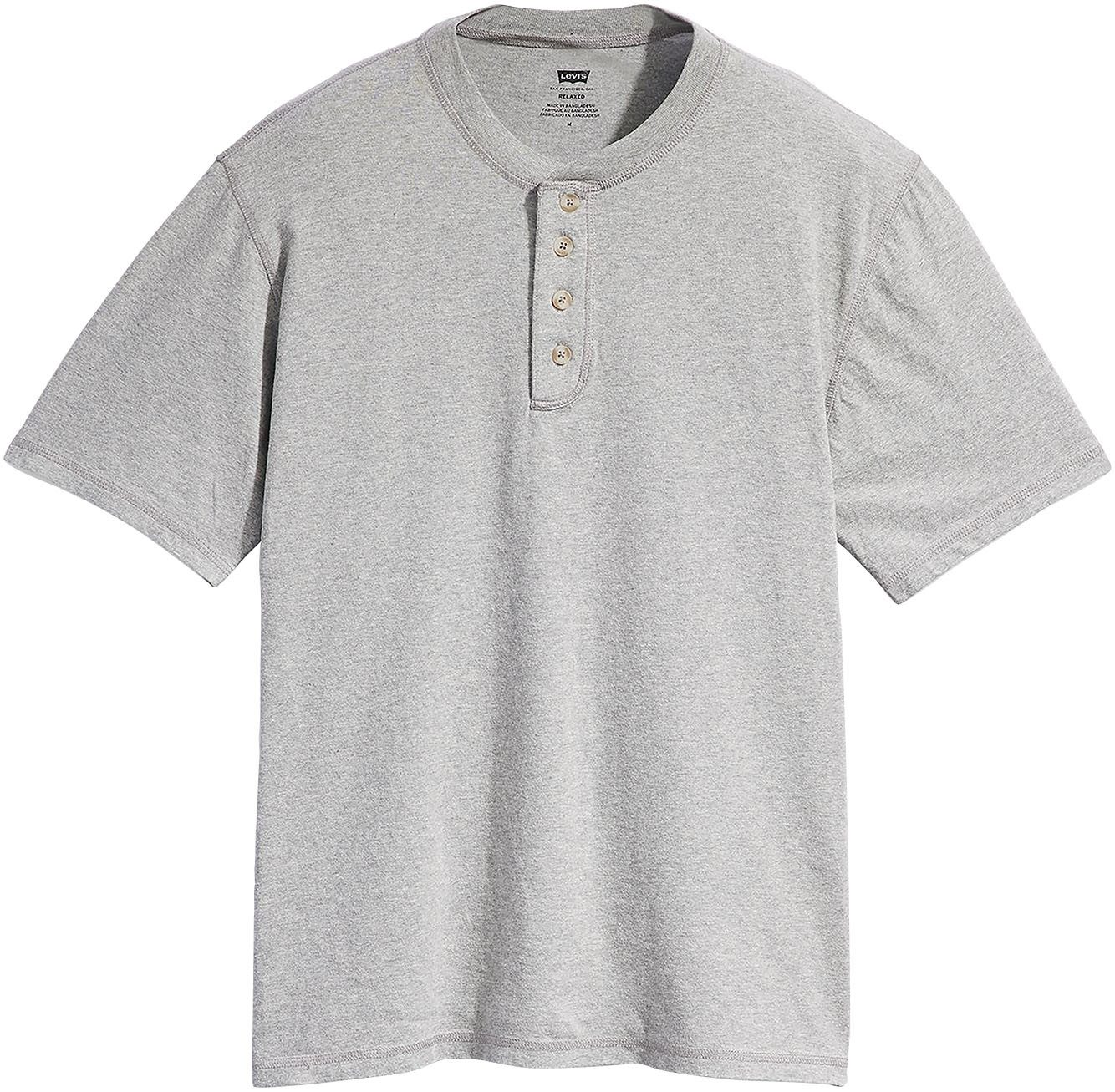 Levi's® Shirt met ronde hals SS 4 BUTTON HENLEY