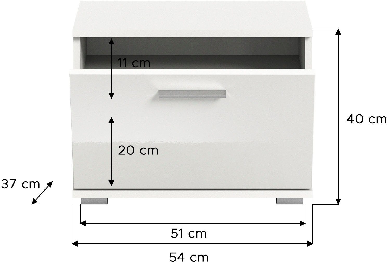 INOSIGN Zitbank Valge Breedte ca. 55 cm