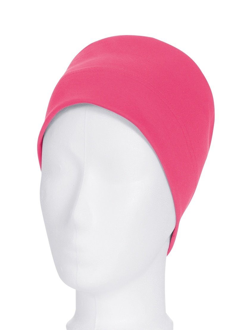Trigema Gebreide muts TRIGEMA Soft-Cap viscose (1 stuk) heren mutsen roze