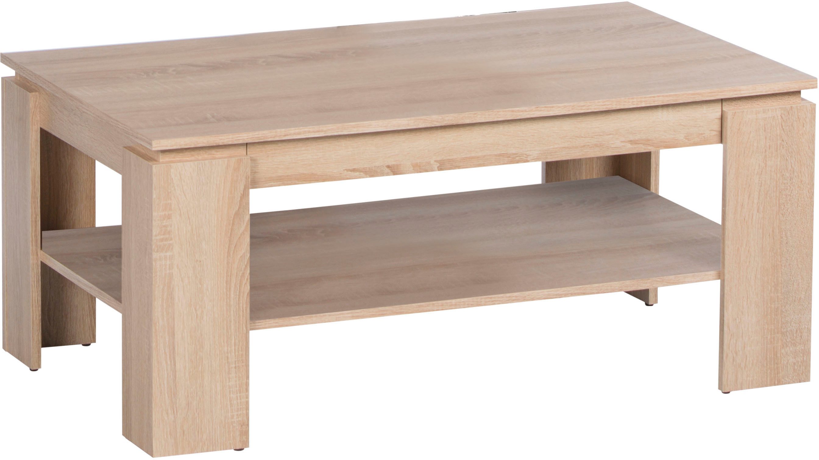 OTTO Stolkom Salontafel Harrison met lade, tafel in old style decor, BxHxD 100x44x60 cm salontafels bruin