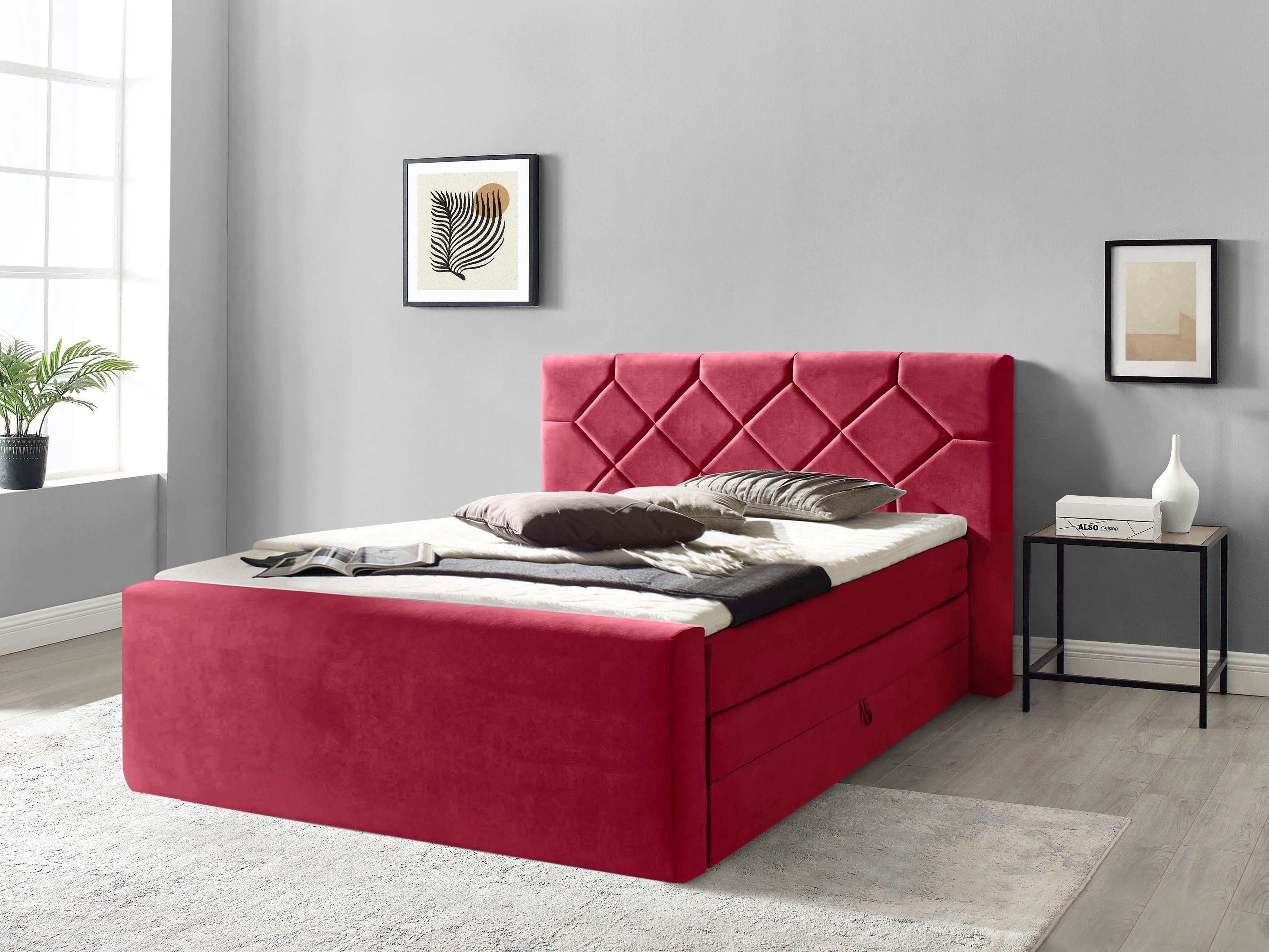 Places of Style Boxspring Atlanta inclusief topmatras en bedkist