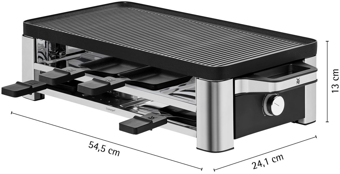 WMF Raclette LONO, incl. parkeerlaag voor ongebruikte pannetjes