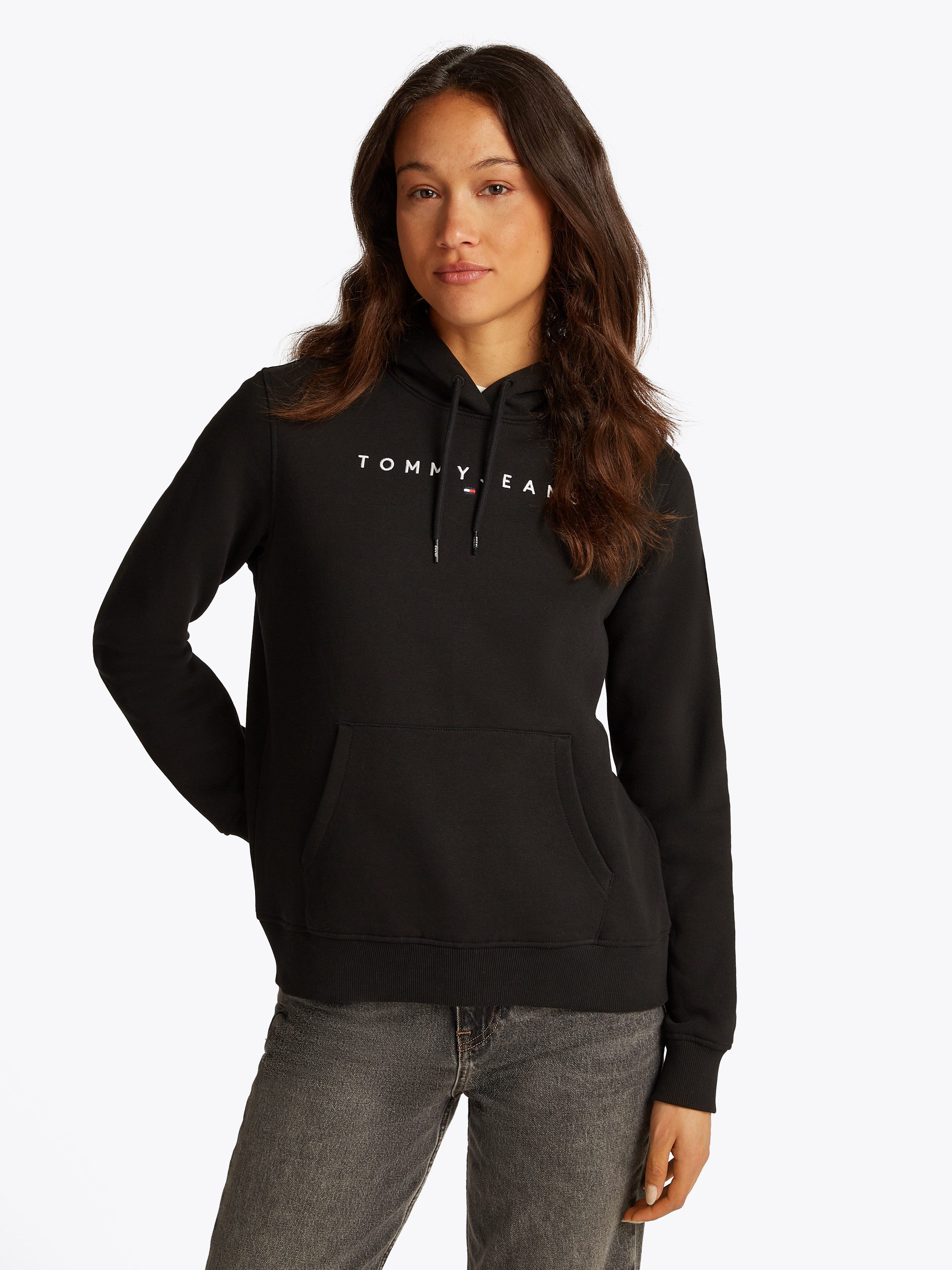 TOMMY JEANS Hoodie TJW REG LINEAR HOODIE met een logo-opschrift