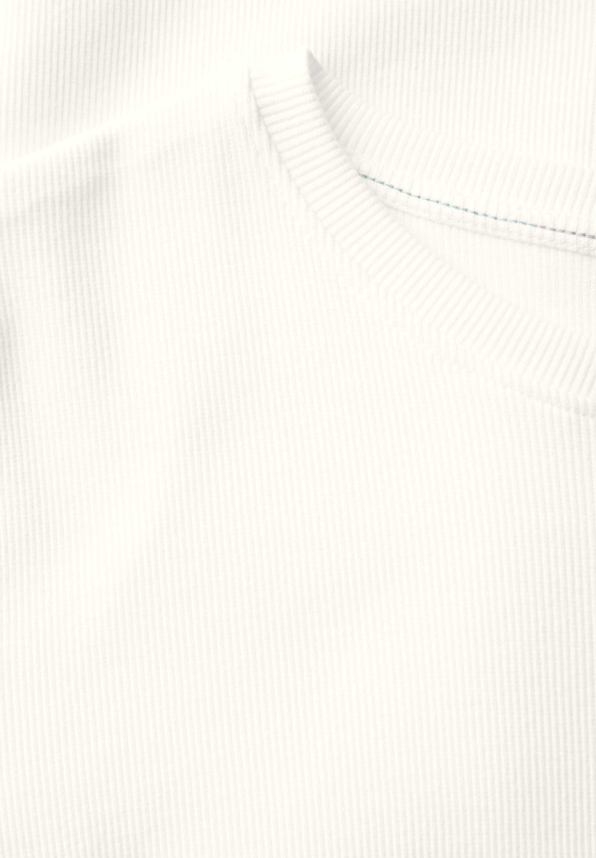 Cecil T-shirt met fijne ribstructuur