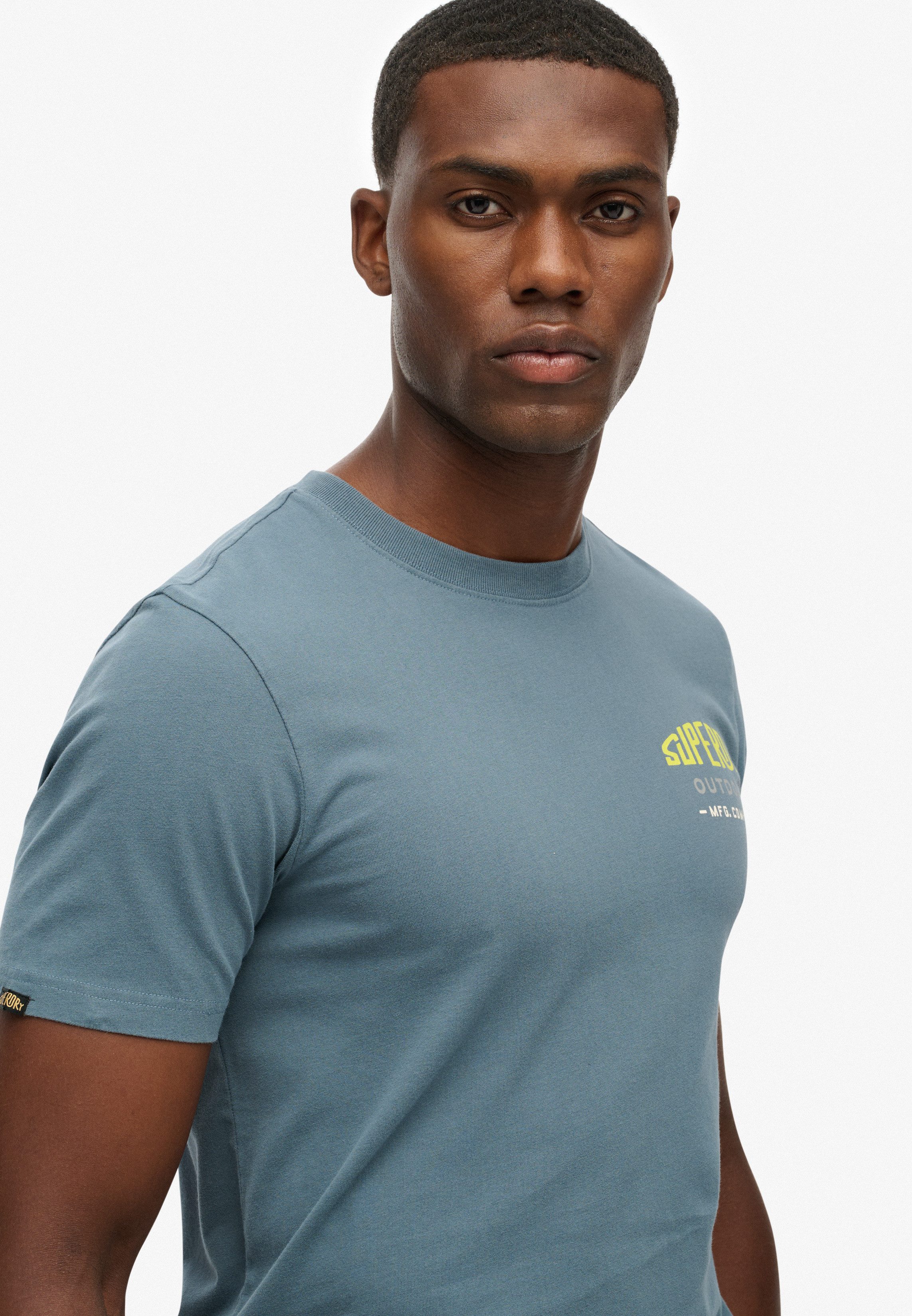 Superdry Shirt met ronde hals MOUNTAIN RELAXED TEE