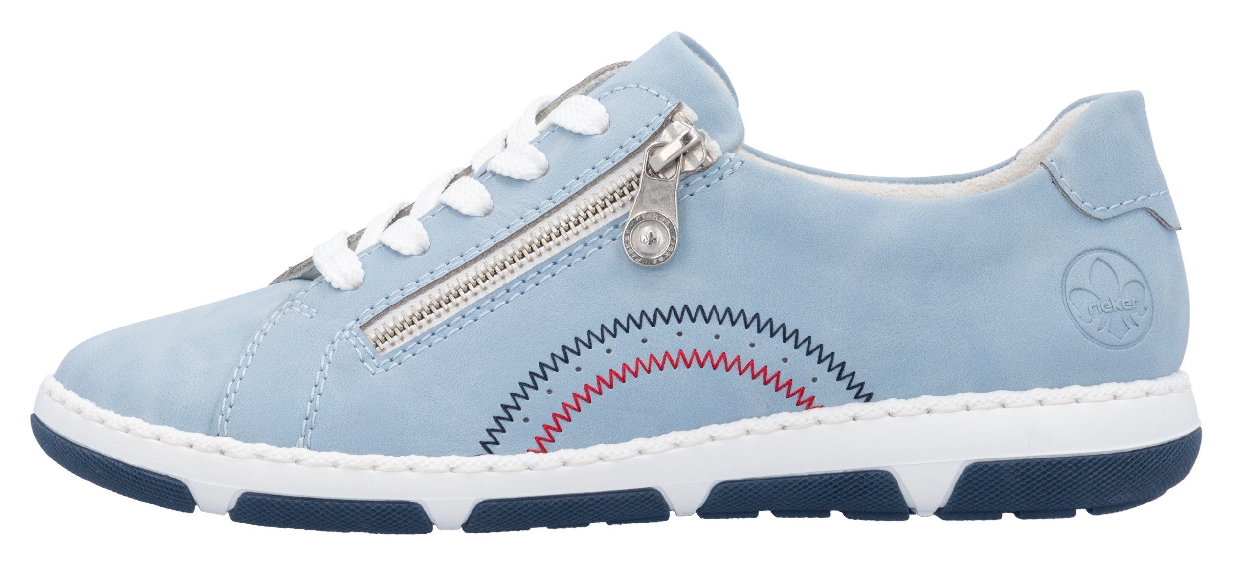 Rieker Sneakers , lage schoen, veterschoen, vrijetijdsschoen met sportieve loopzool