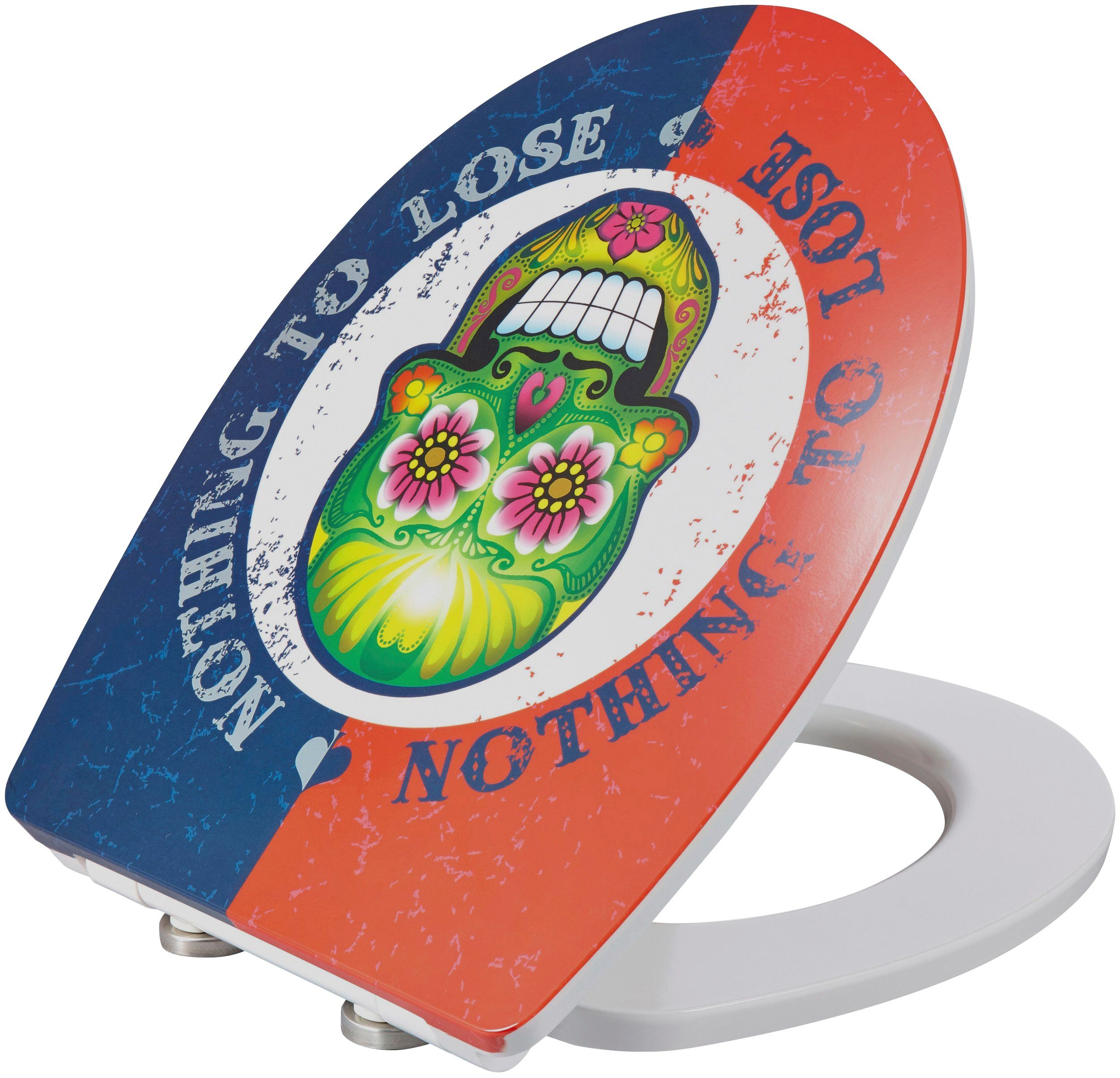 ADOB Toiletzitting Nothing to loose Soft-closemechanisme, voor het schoonmaken met één druk op de knop afneembaar