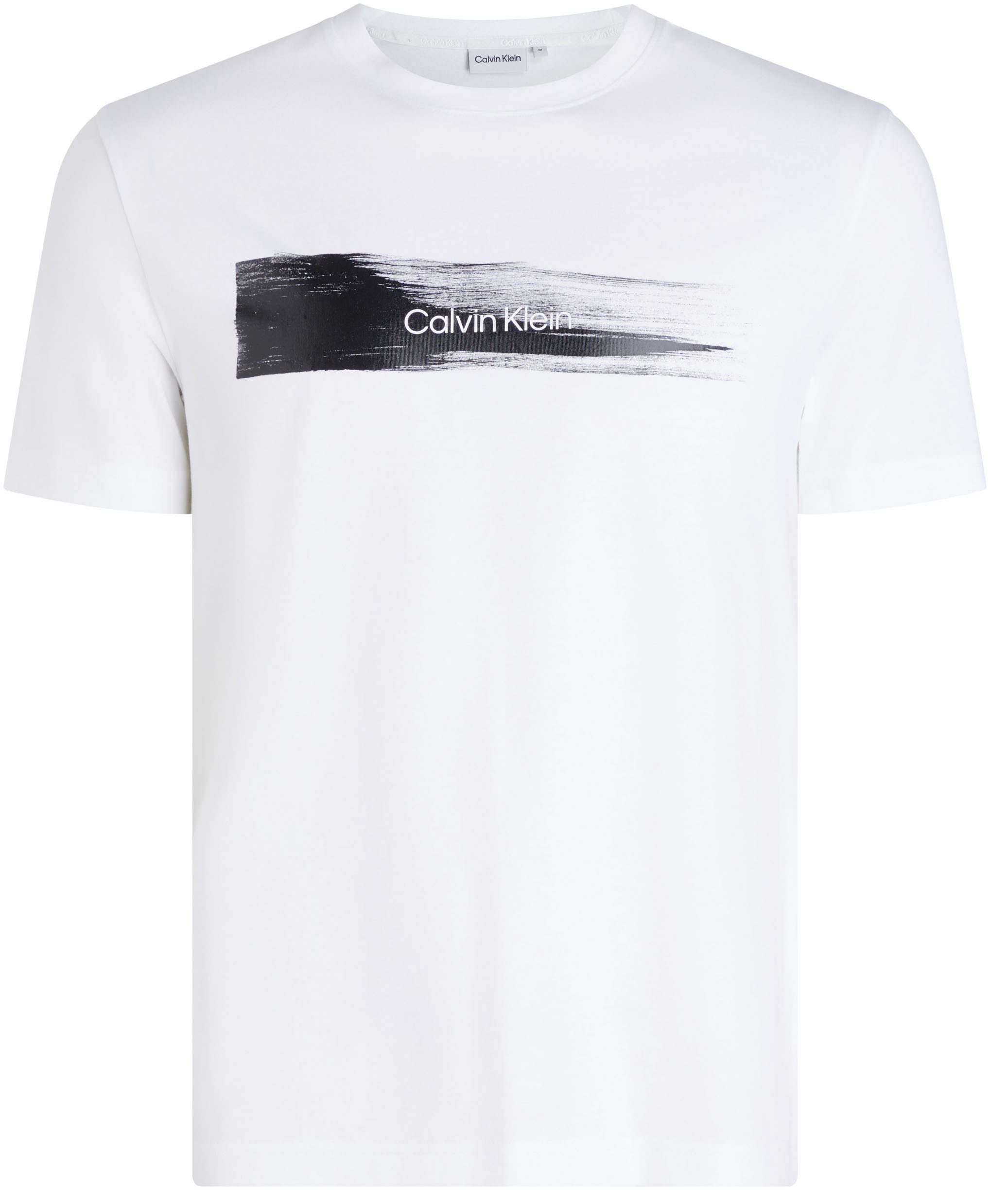 Calvin Klein T-shirt BRUSH LOGO T-SHIRT met een logo-opschrift