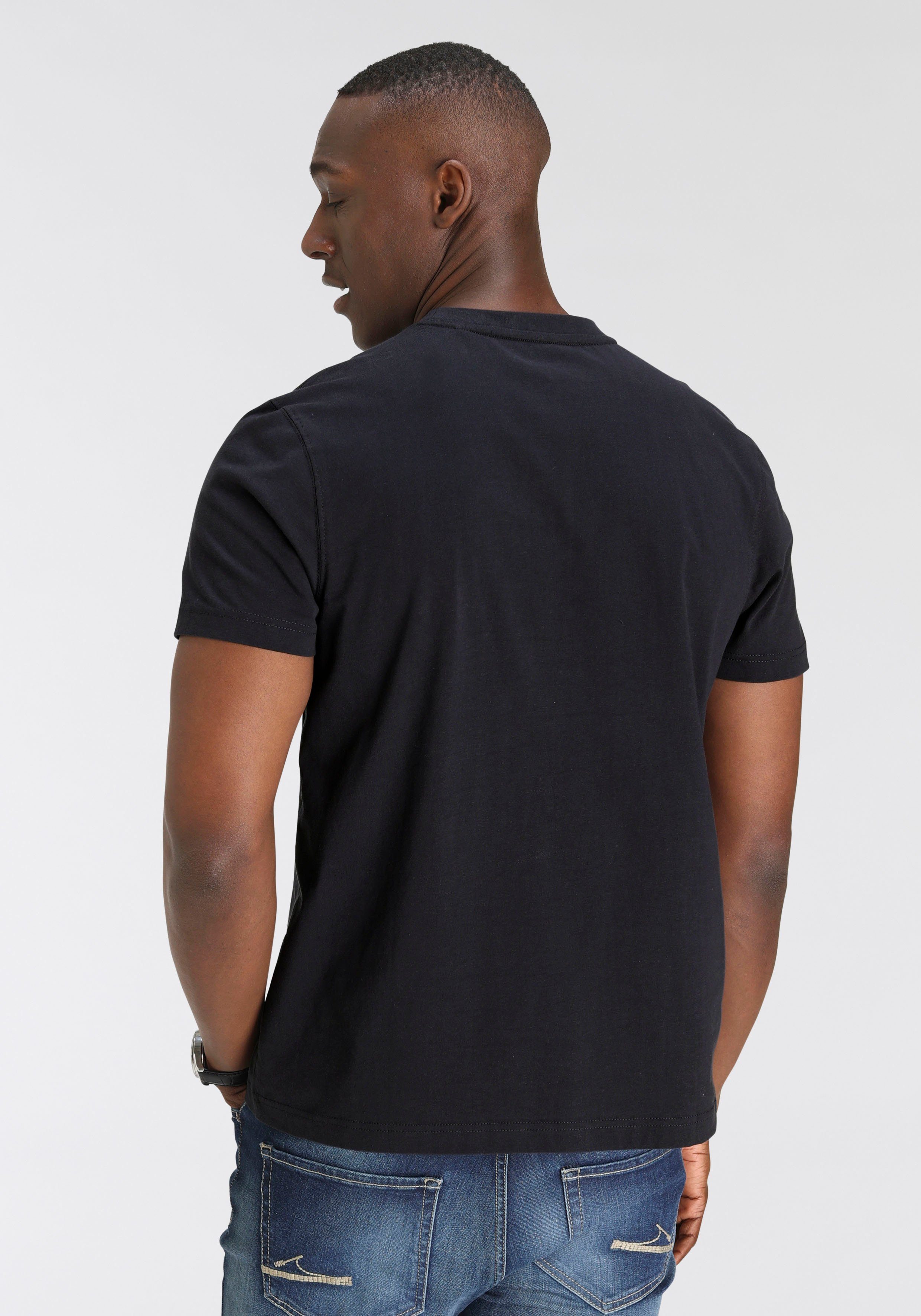 DELMAO T-shirt Korte mouw, bedrukt, ronde hals, van 100% katoen
