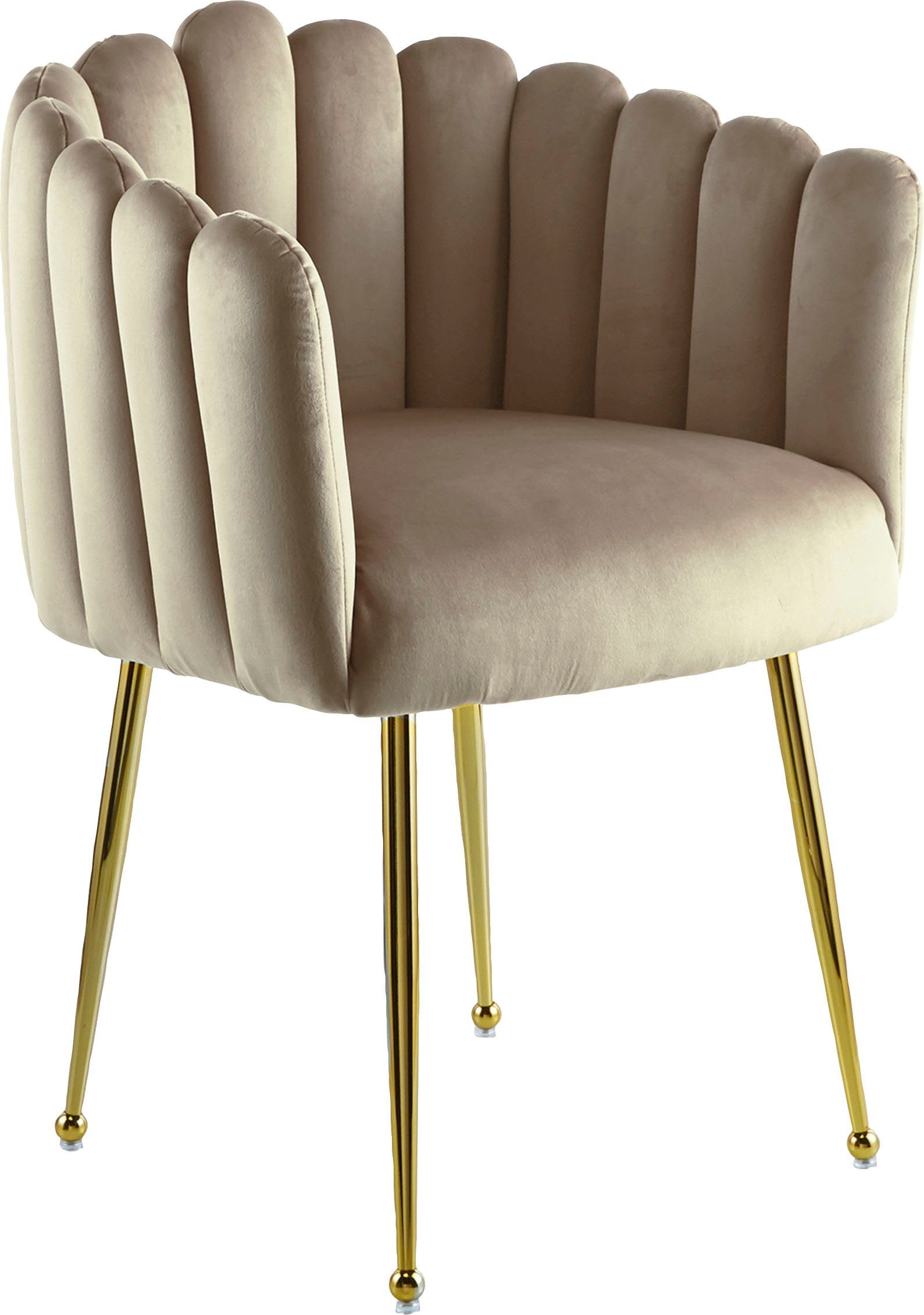 Kayoom Eetkamerstoel Stoel Mucha, decoratieve luxe stoel fluweelzachte bekleding, aantrekkelijk, verkrijgbaar in edele kleuren (1 stuk)