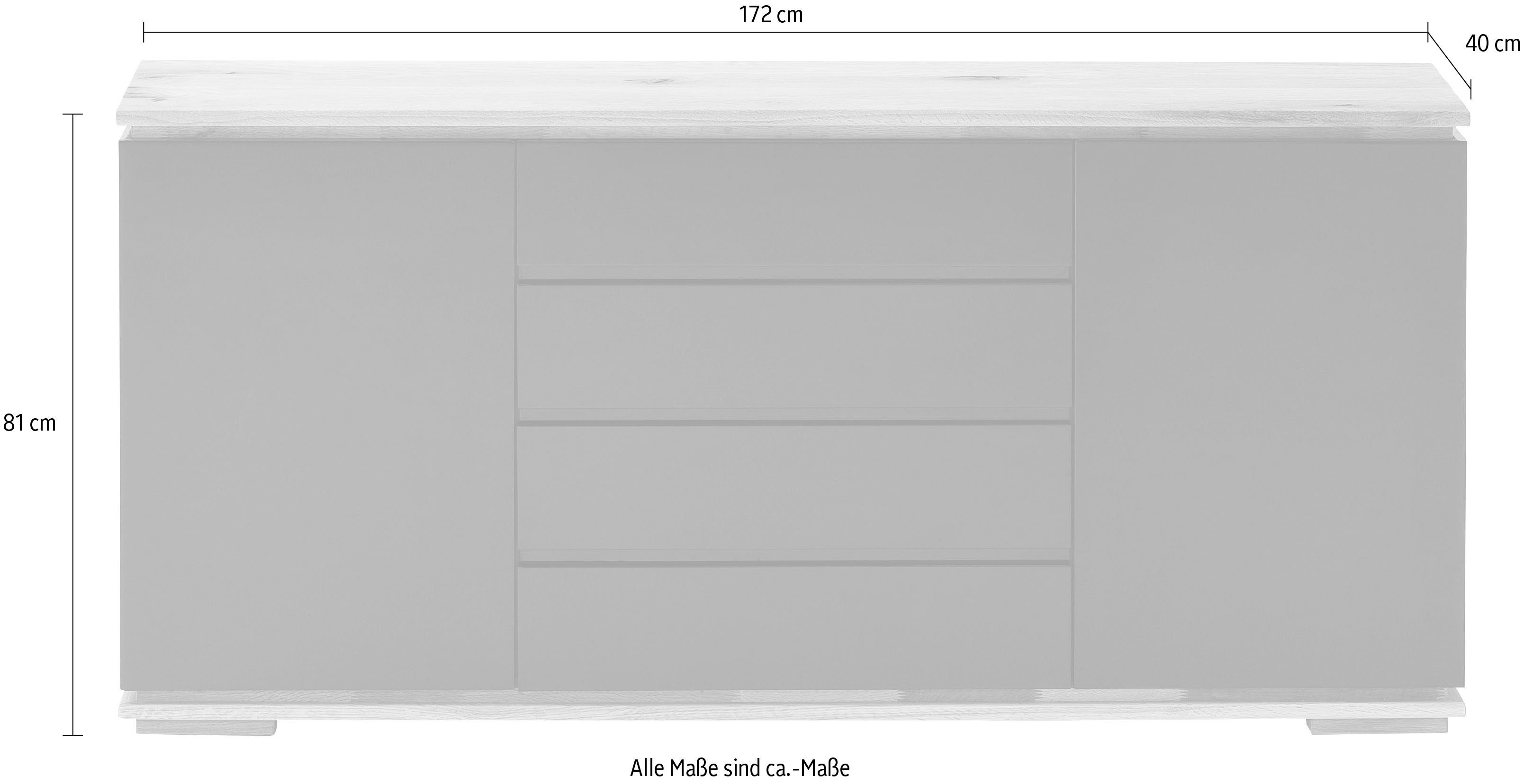 MCA furniture Dressoir Chiaro Breedte ca. 172 cm