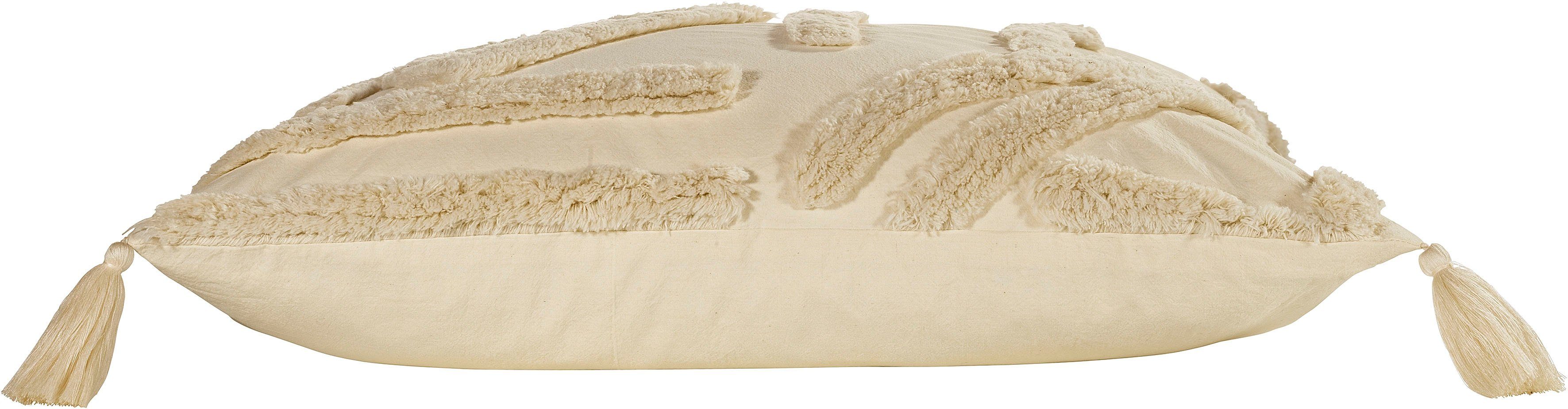 LeGer Home by Lena Gercke Sierkussen Marusha Kussenovertrekken, 2 stuks, zonder vulling, met getuft motief (2 stuks)