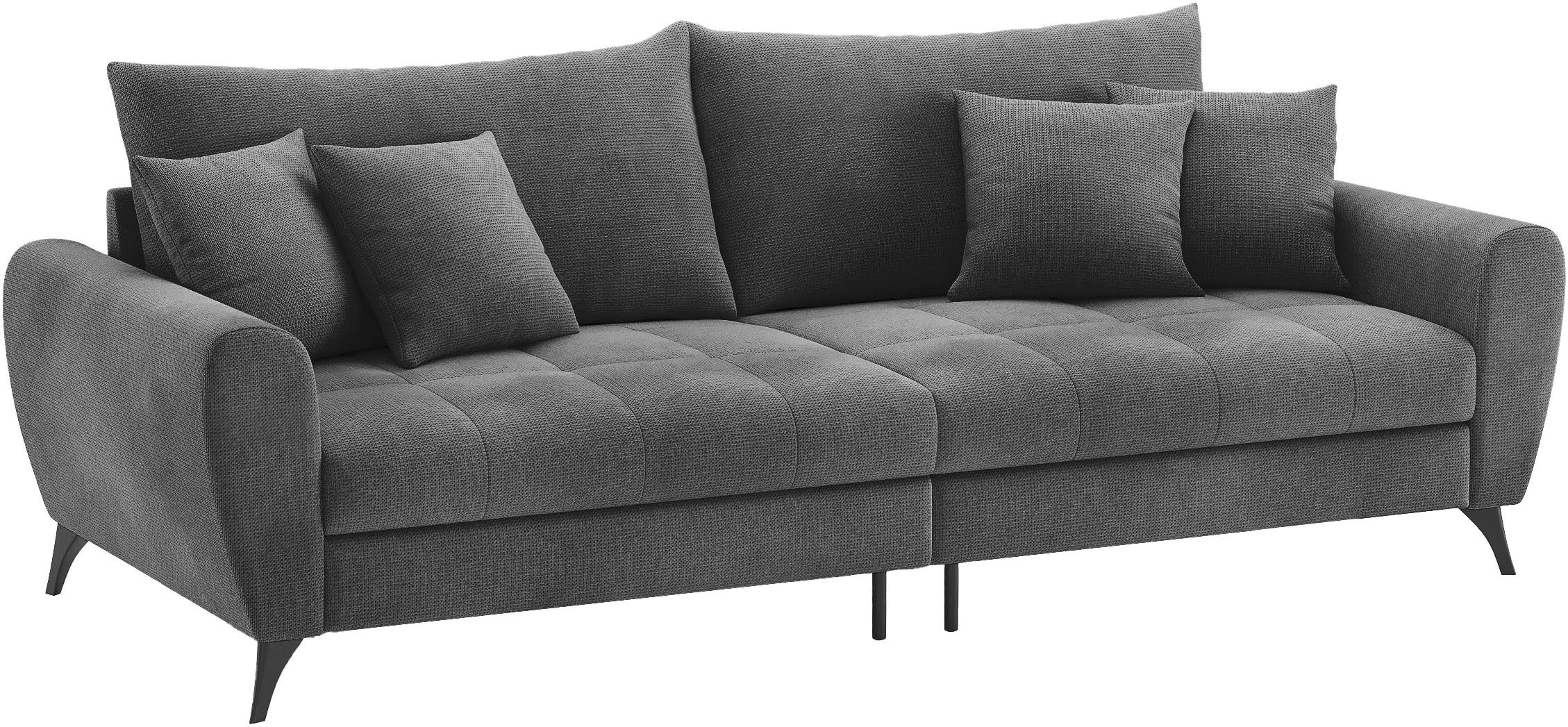 Mr. Couch Megabank Blackburn II Met koudschuimvering tot 140 kg belastbaar zwart, xxl banken