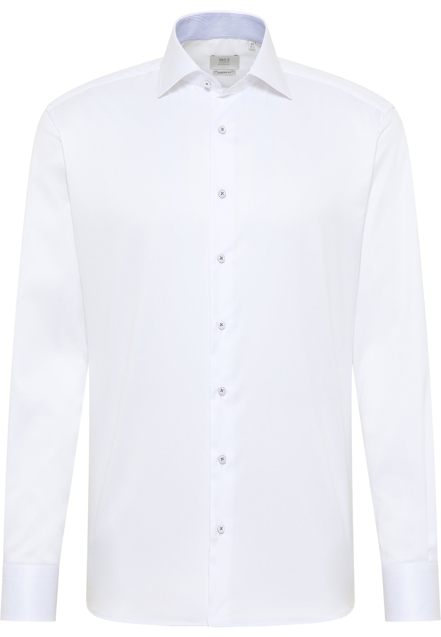 Eterna Overhemd met lange mouwen MODERN FIT NON IRON (strijkvrij)