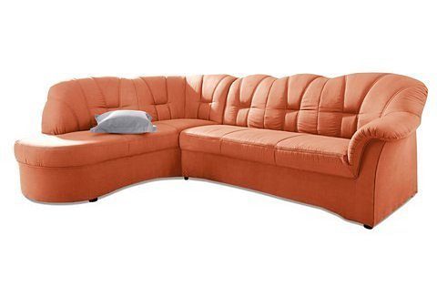 DOMO collection Hoekbank Papenburg, tijdloze rugsteppingen, elegante armleuning, L-vorm