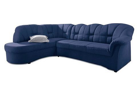 DOMO collection Hoekbank Papenburg, tijdloze rugsteppingen, elegante armleuning, L-vorm