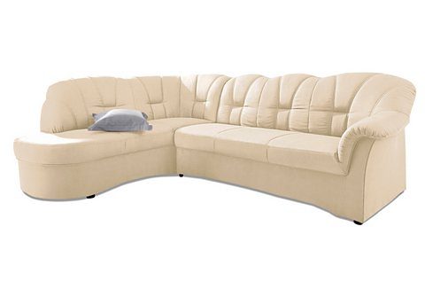 DOMO collection Hoekbank Papenburg, tijdloze rugsteppingen, elegante armleuning, L-vorm
