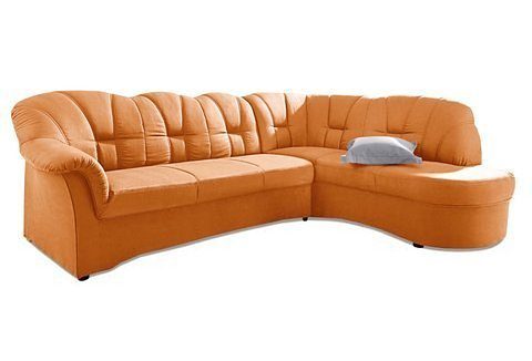 DOMO collection Hoekbank Papenburg, tijdloze rugsteppingen, elegante armleuning, L-vorm