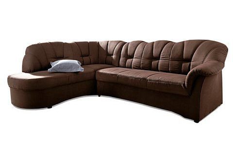 DOMO collection Hoekbank Papenburg, tijdloze rugsteppingen, elegante armleuning, L-vorm