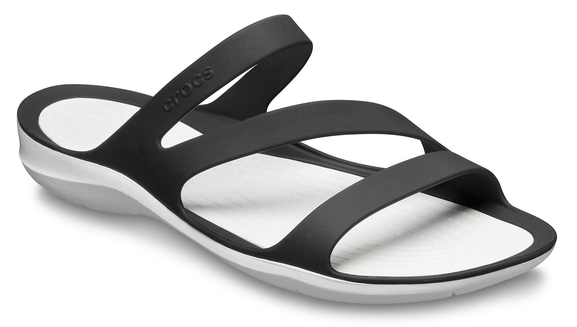 Crocs Badslippers Swiftwater Sandal , zomerschoen, badschoen, glijbaan, met noppen binnenzool