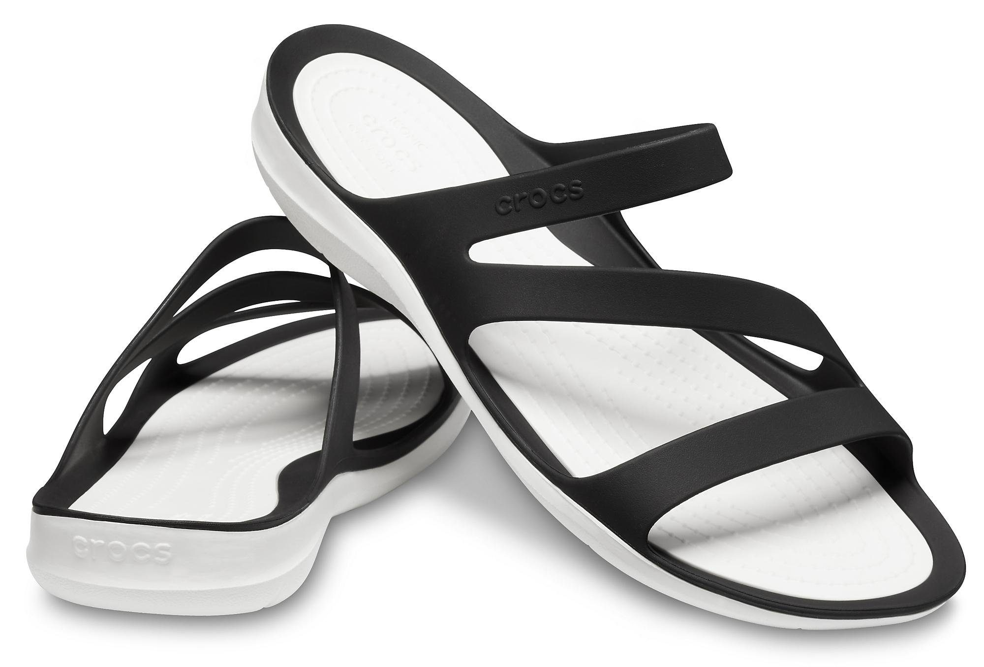 Crocs Badslippers Swiftwater Sandal , zomerschoen, badschoen, glijbaan, met noppen binnenzool