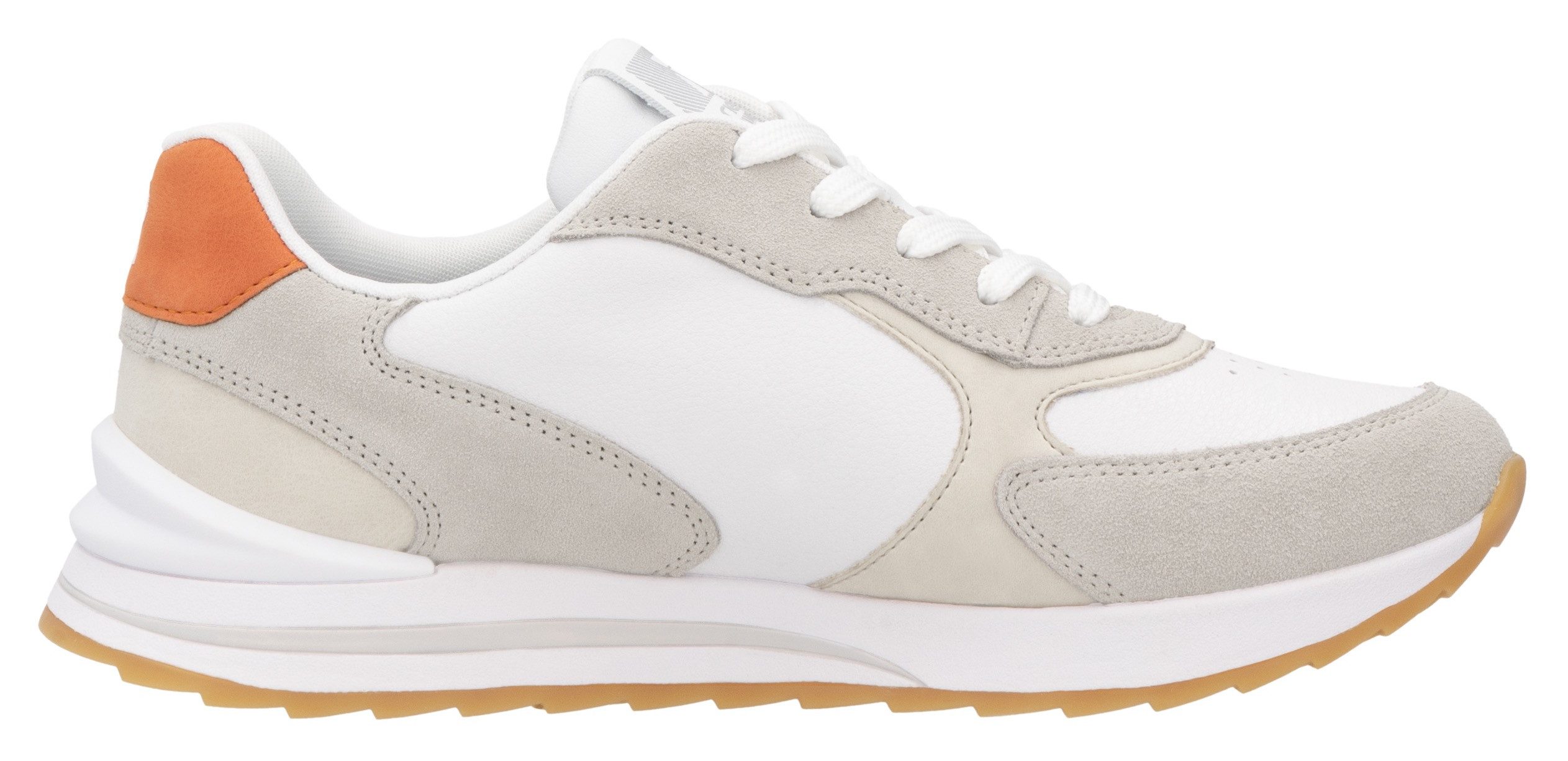 RIEKER Sport Sneakers met sleehak , lage schoen, veterschoen, vrijetijdssneaker met zachte inlegzool
