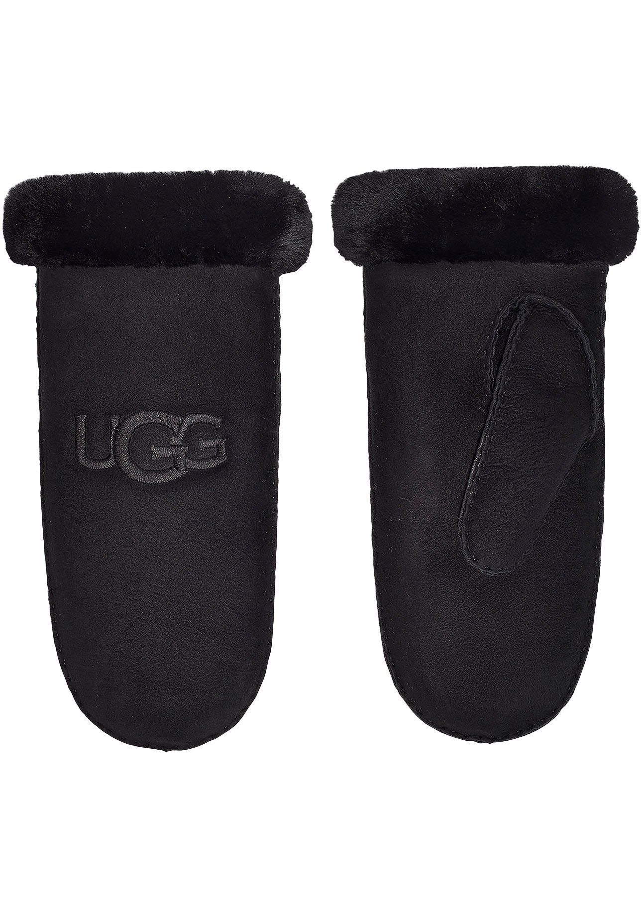 UGG Leren handschoenen W SHEARLING UGG EMBROIDER MITTEN