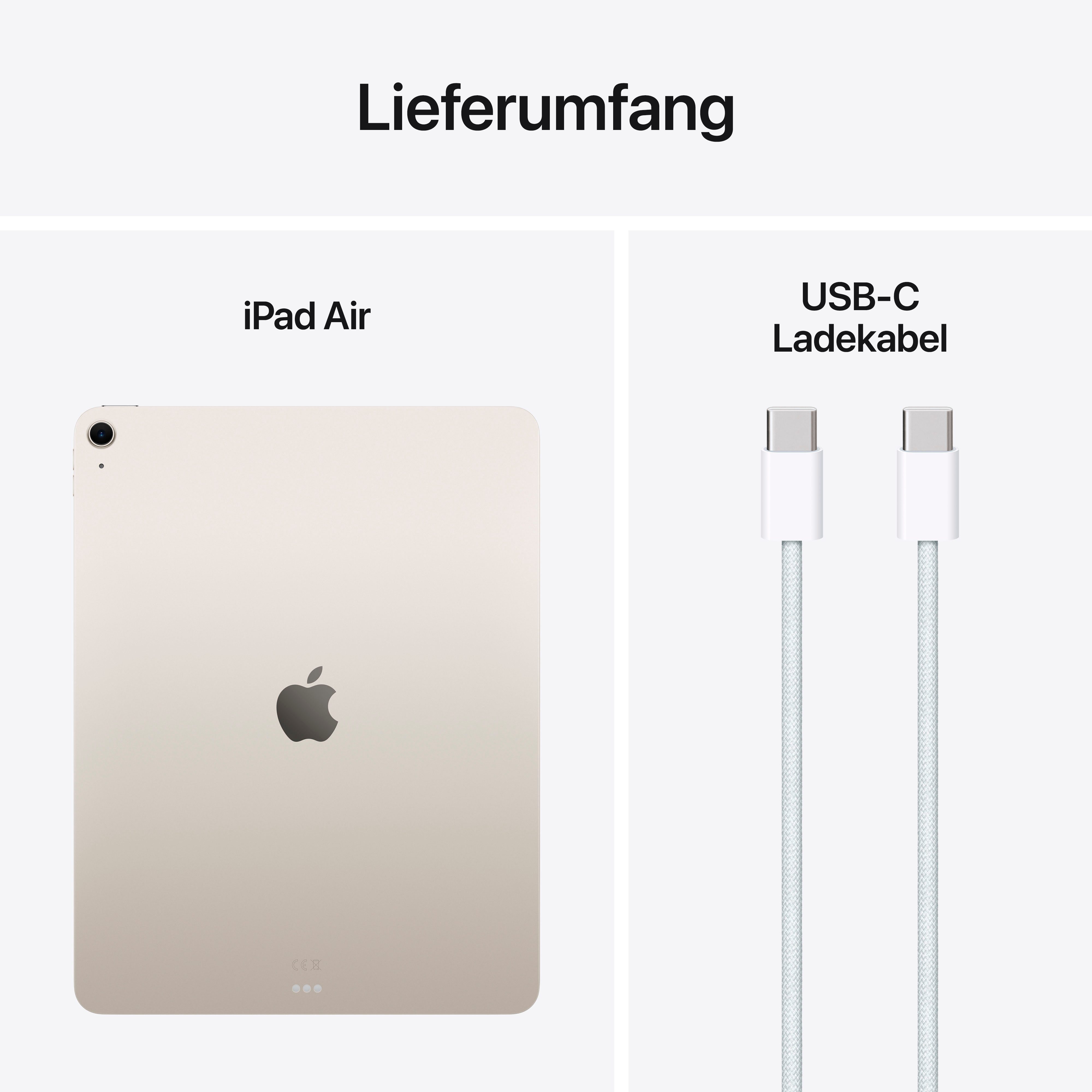 Apple Tablet 13" iPad Air Wi-Fi, 12,9", iPadOS