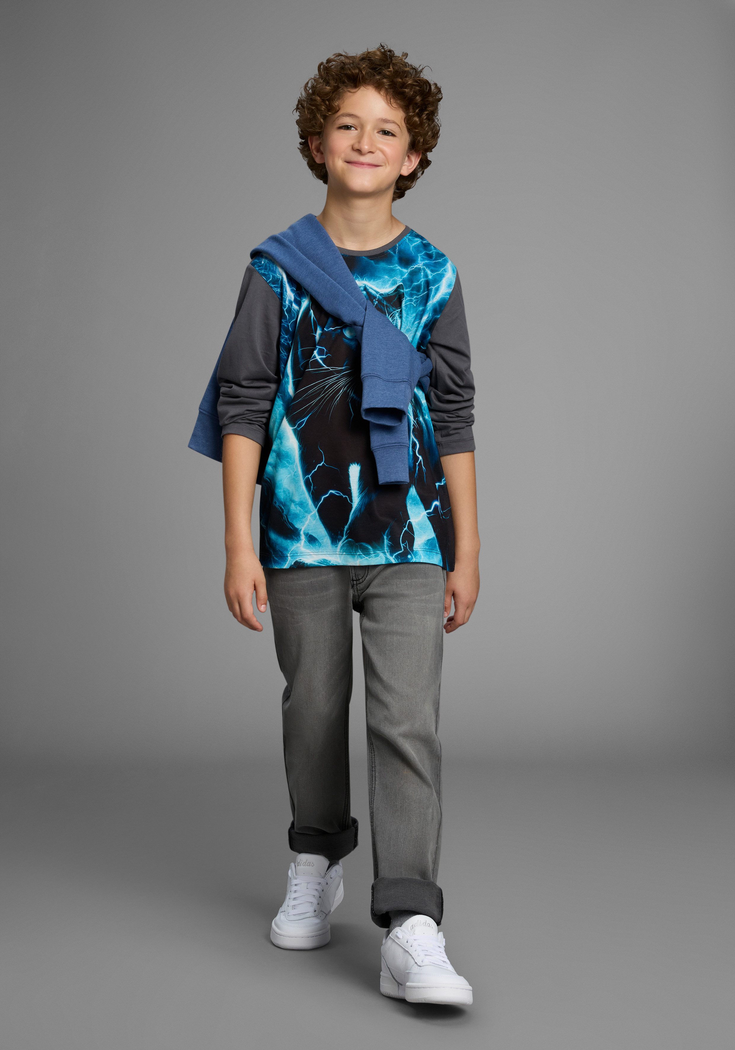 KIDSWORLD Straight jeans Rechte stretchjeans