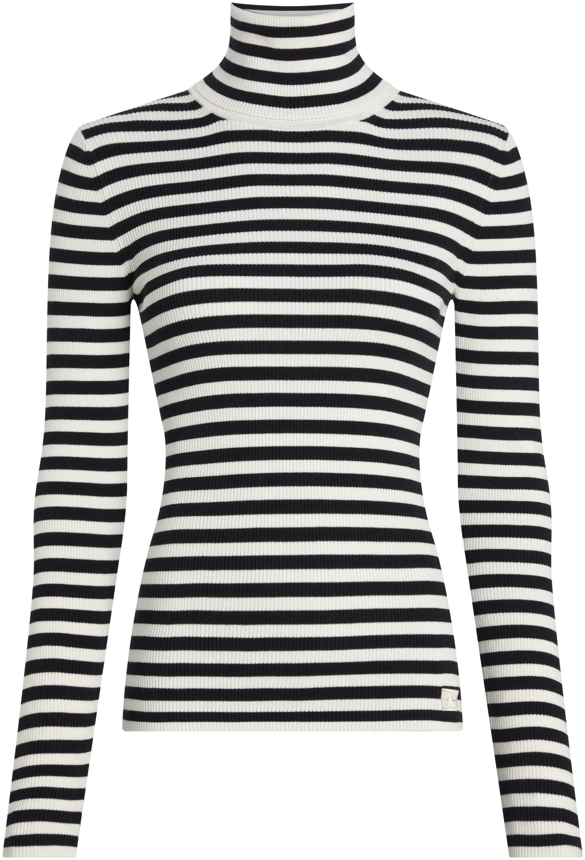 Calvin Klein Coltrui WOVEN LABEL ROLL NECK SWEATER