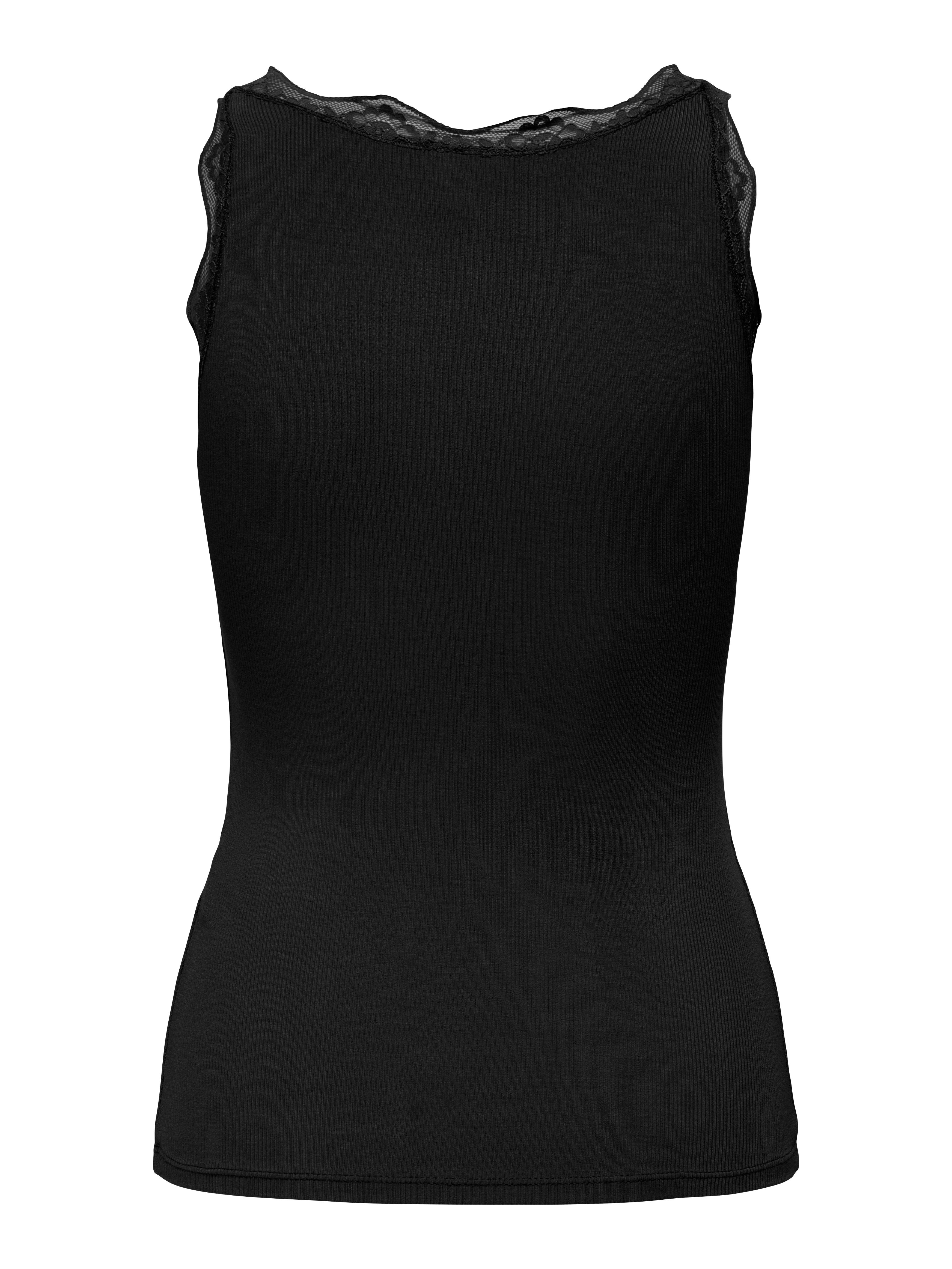 Only Geribde tanktop ONLELLIS LIFE S/L TOP JRS