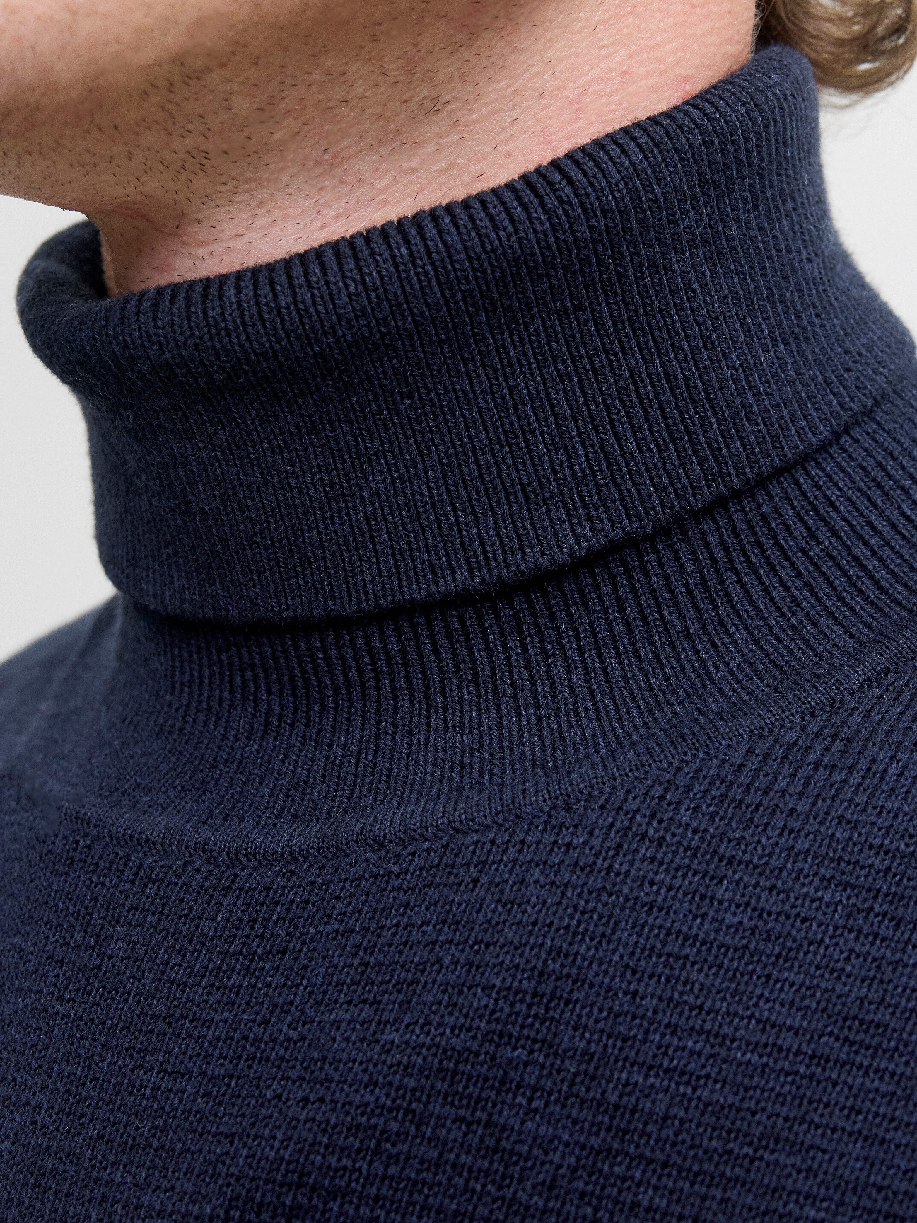 Jack & Jones Coltrui JPRBLAMILANO STITCH KNIT ROLL NECK