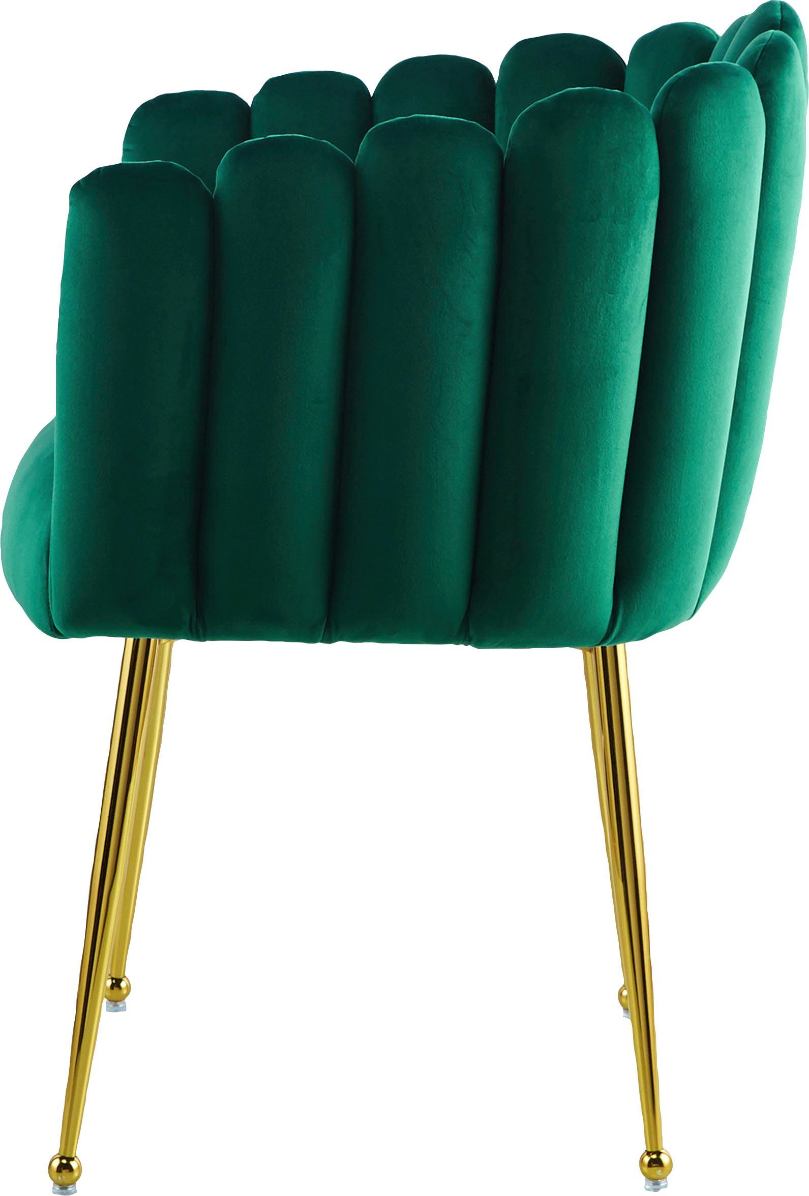 Kayoom Eetkamerstoel Stoel Mucha, decoratieve luxe stoel fluweelzachte bekleding, aantrekkelijk, verkrijgbaar in edele kleuren (1 stuk)