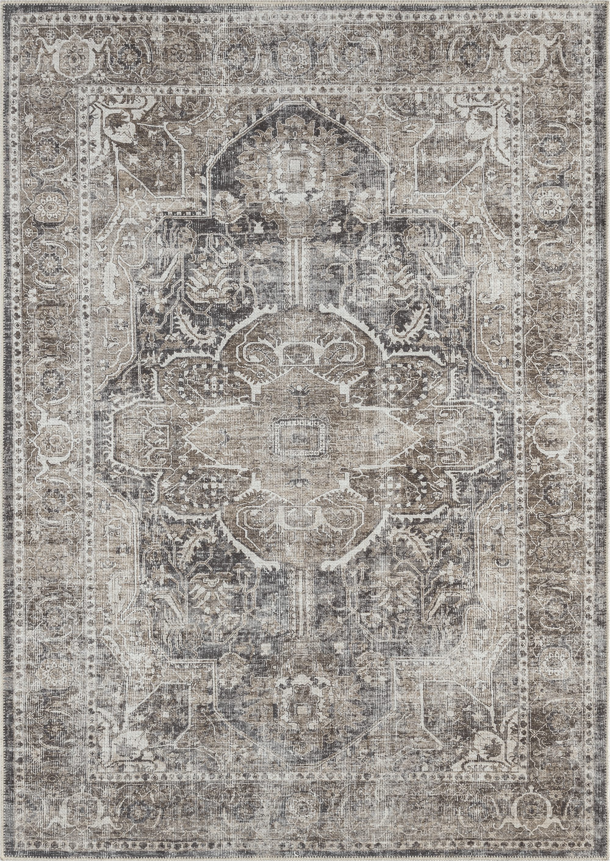 The carpet Vloerkleed Zen Vintage woonkamer tapijt vlakweefsel wasbaar