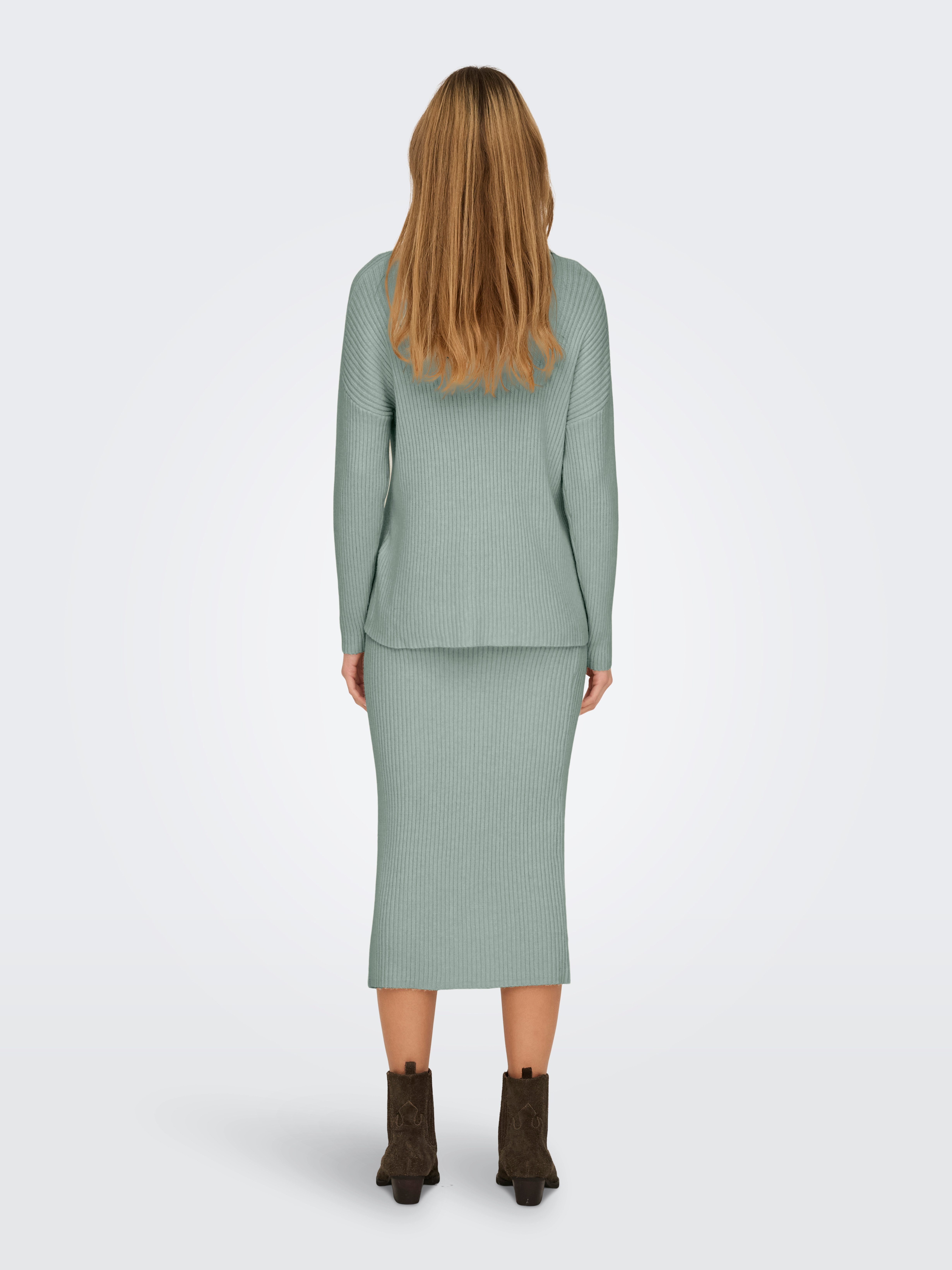 Only Coltrui ONLKATIA LS SADDLE ROLL NECK CC KNT