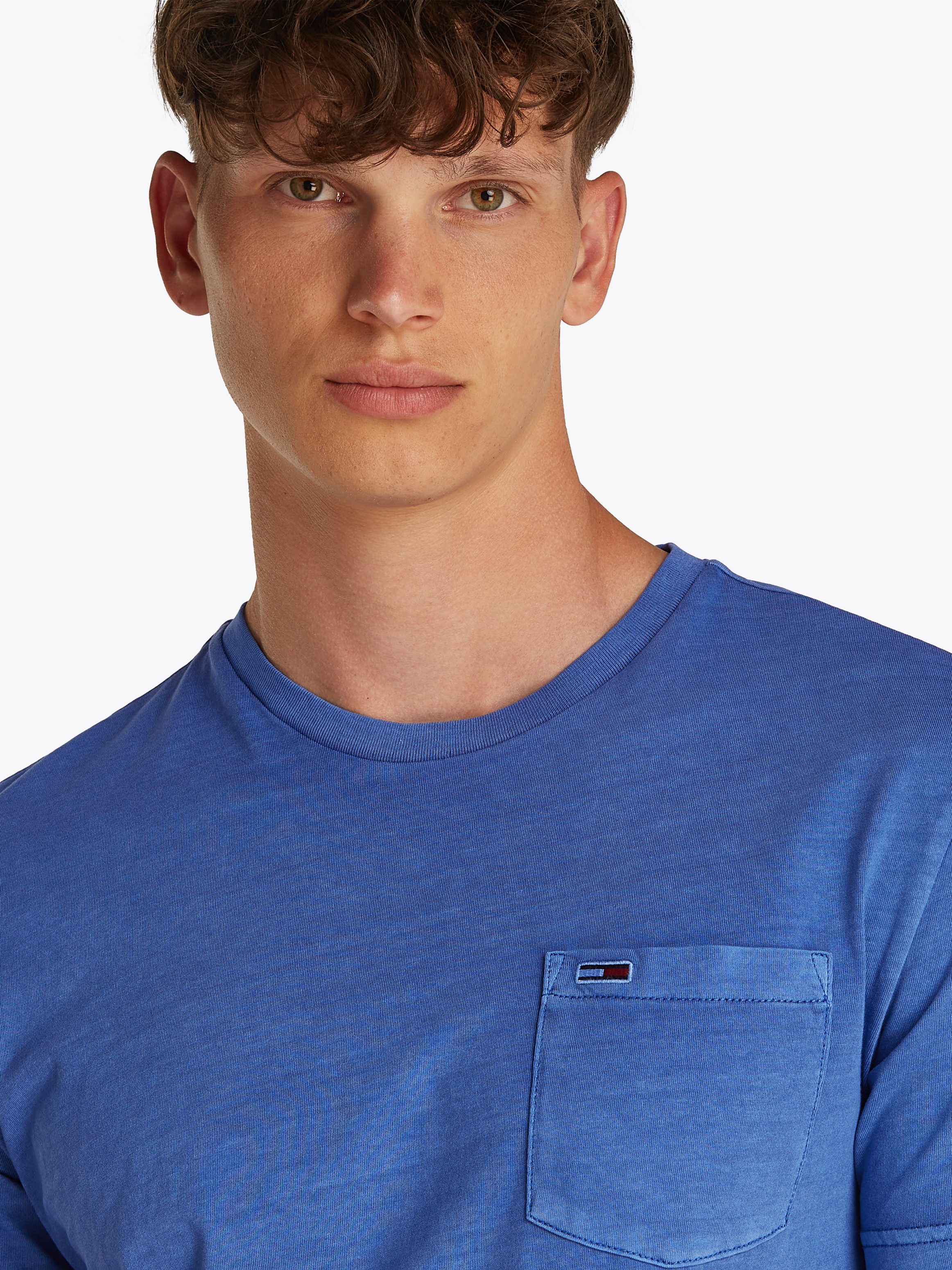 TOMMY JEANS T-shirt TJM SLIM WASHED POCKET TEE
