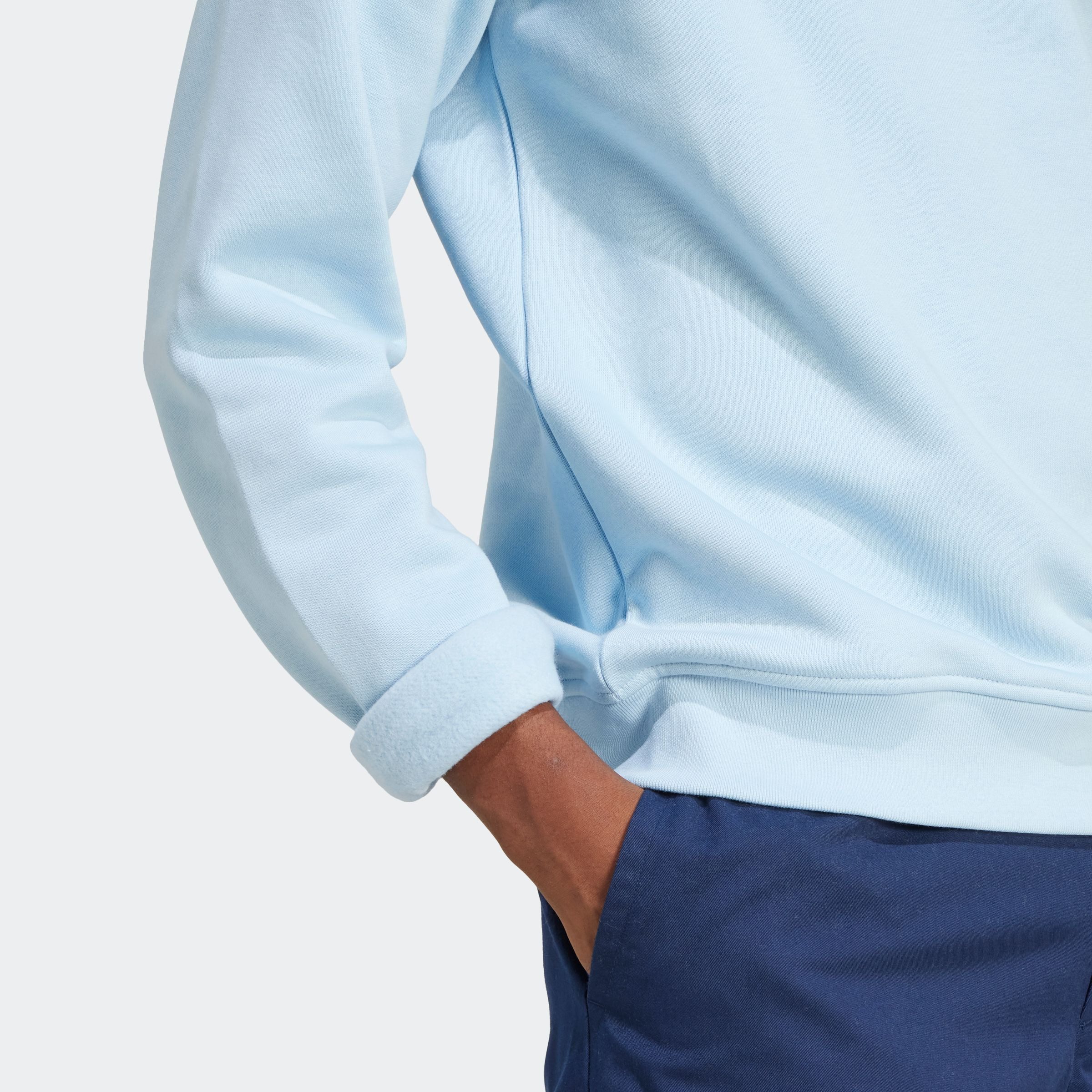 adidas Originals Sweatshirt ESS CREW Essentials pullover, zachte binnenkant
