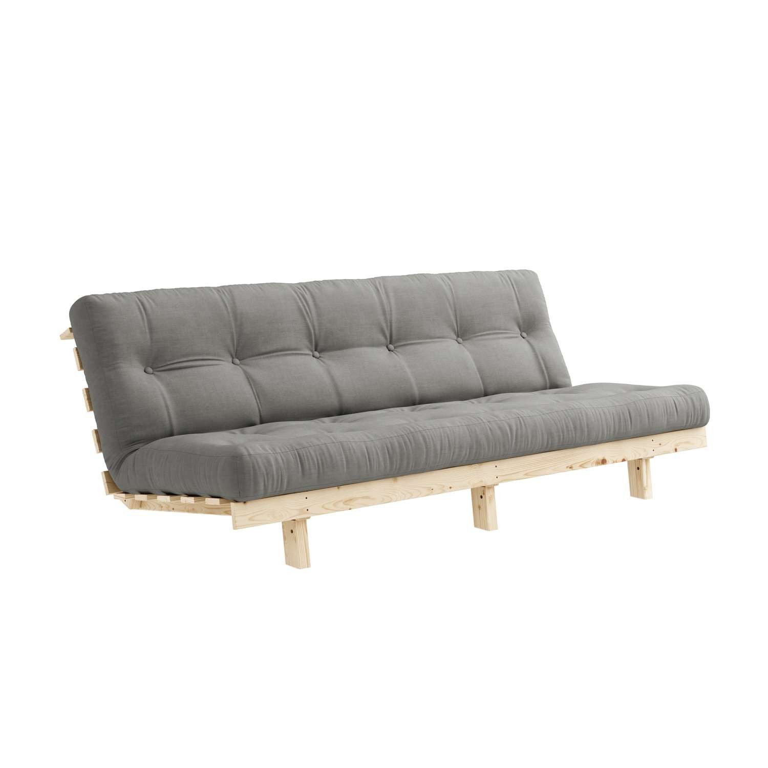 Karup Slaapbank Lean 200 slaapbank, logeerbed, bank met futonmatras Inclusief futonmatras, ligoppervlak 130x200 cm, FSC® gecertificeerd grenen (2 stuks)