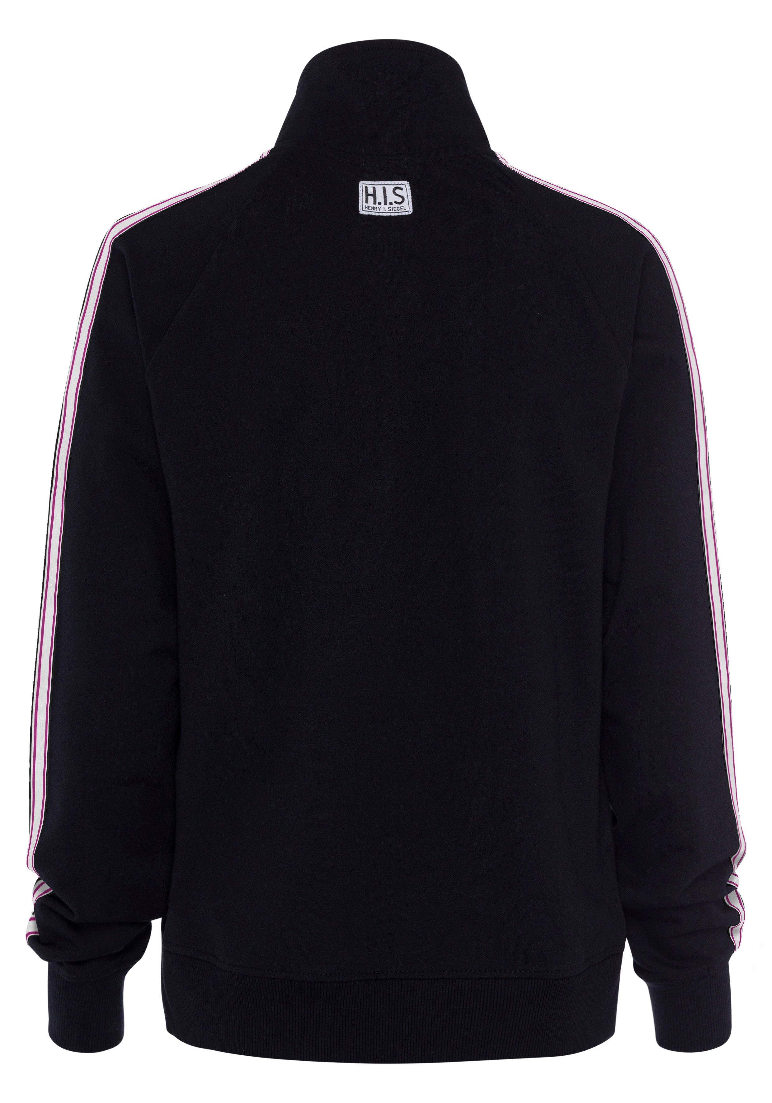 H.I.S Sweatvest met zijtape, loungepak