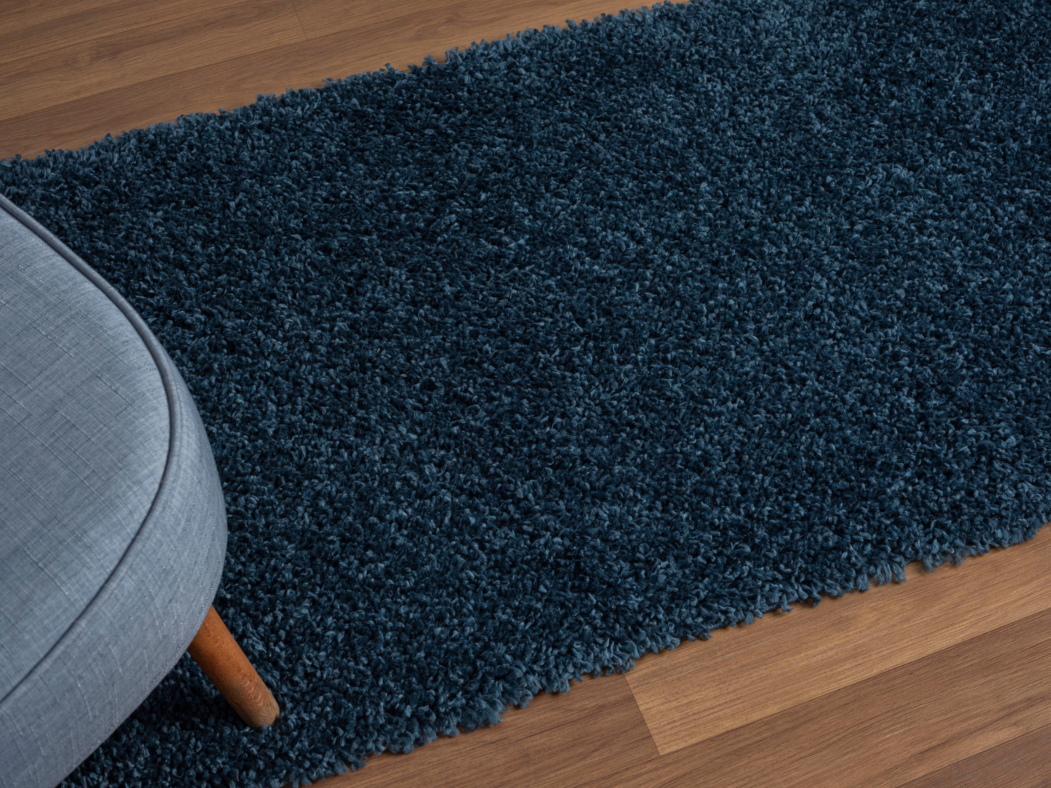 Myflair Möbel & Accessoires Hoogpolig vloerkleed My Shaggy Shaggy, uni kleuren, licht glanzend, microvezel, extra fluffy