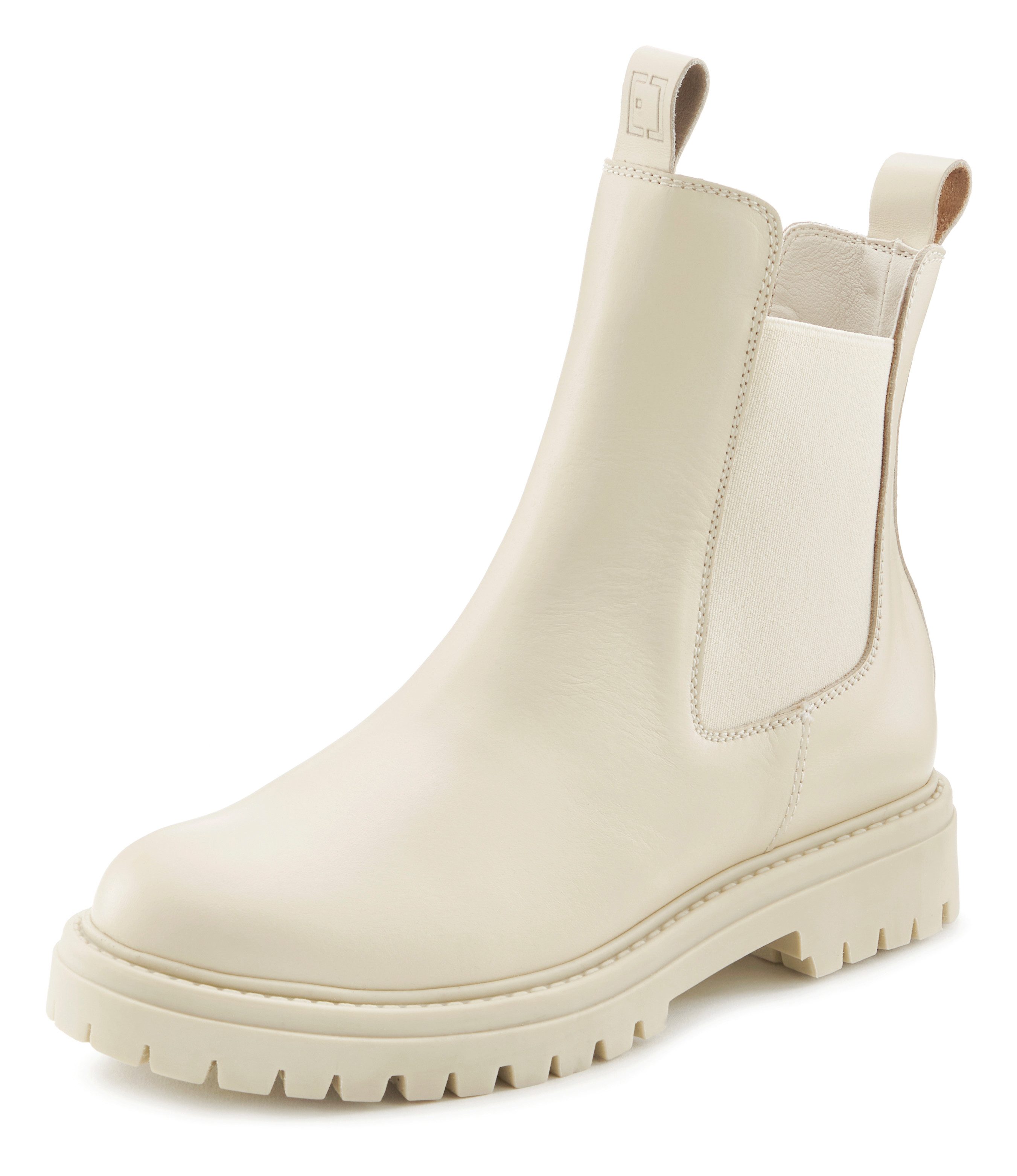 Elbsand Laarsjes Chelsea laarzen, instaplaarzen, bikerboots van leer