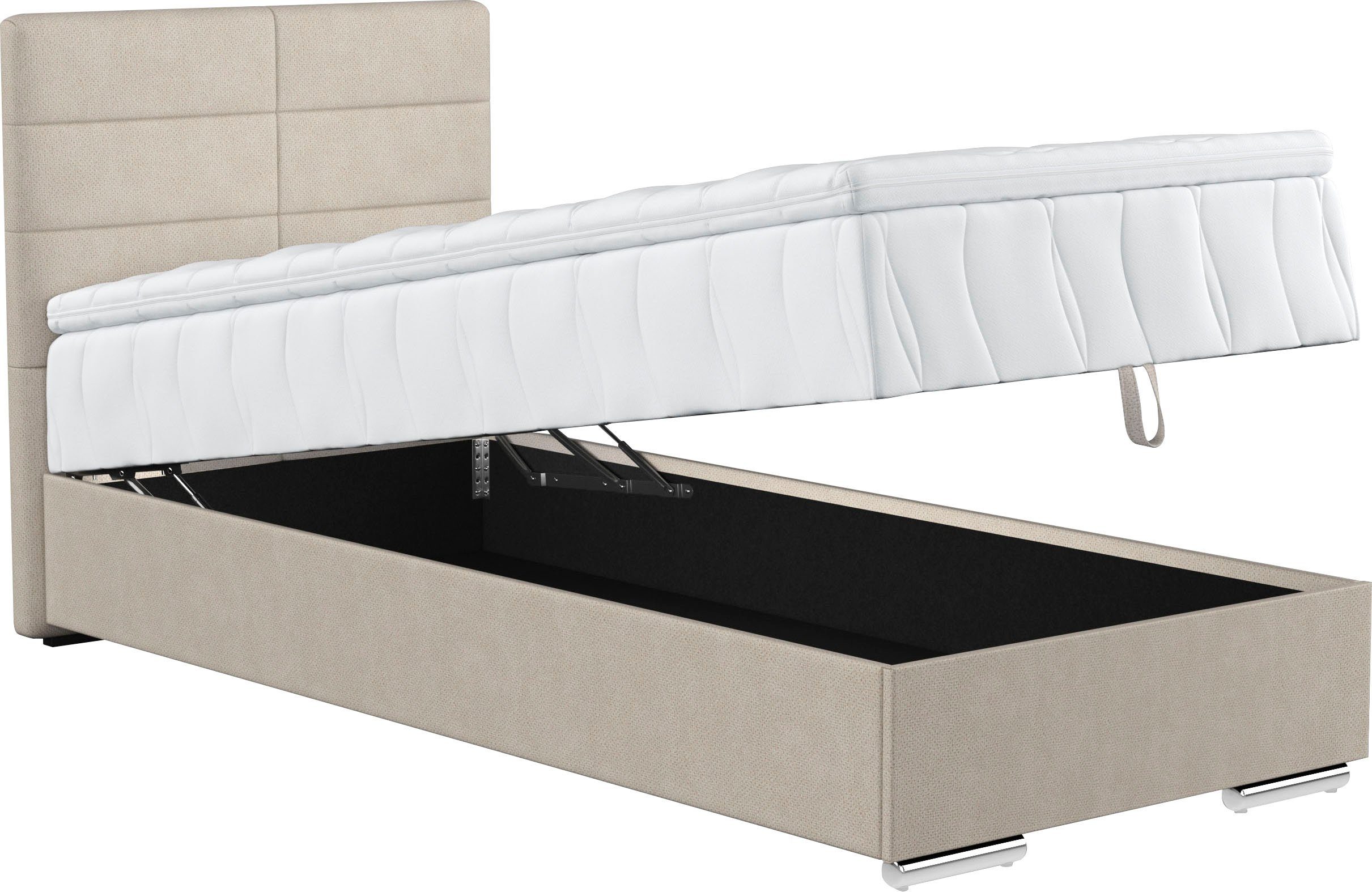 COTTA Boxspring Tom met bedkist, topmatras en sierkussen