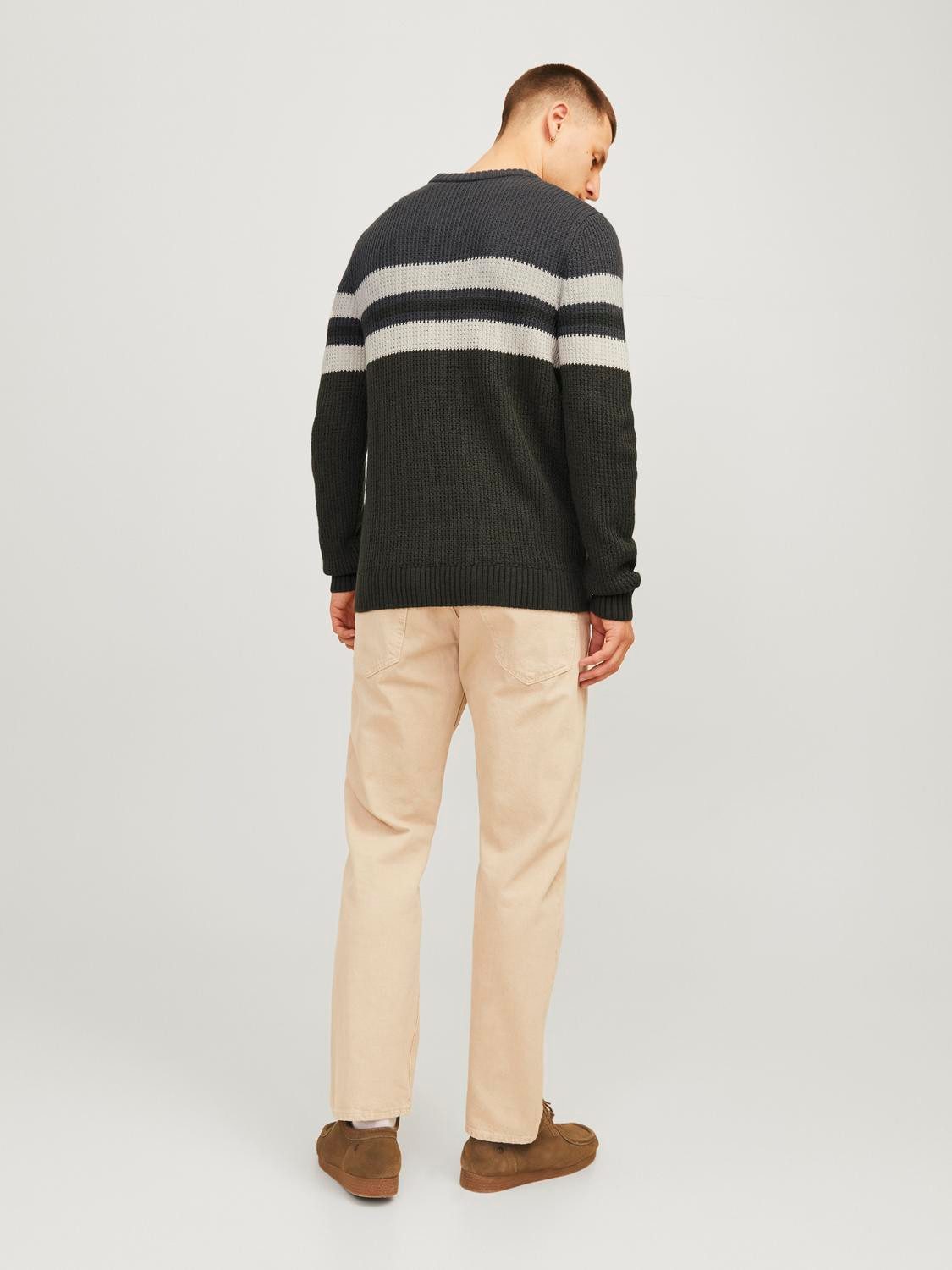 Jack & Jones Trui met ronde hals JJSANDER KNIT CREW NECK